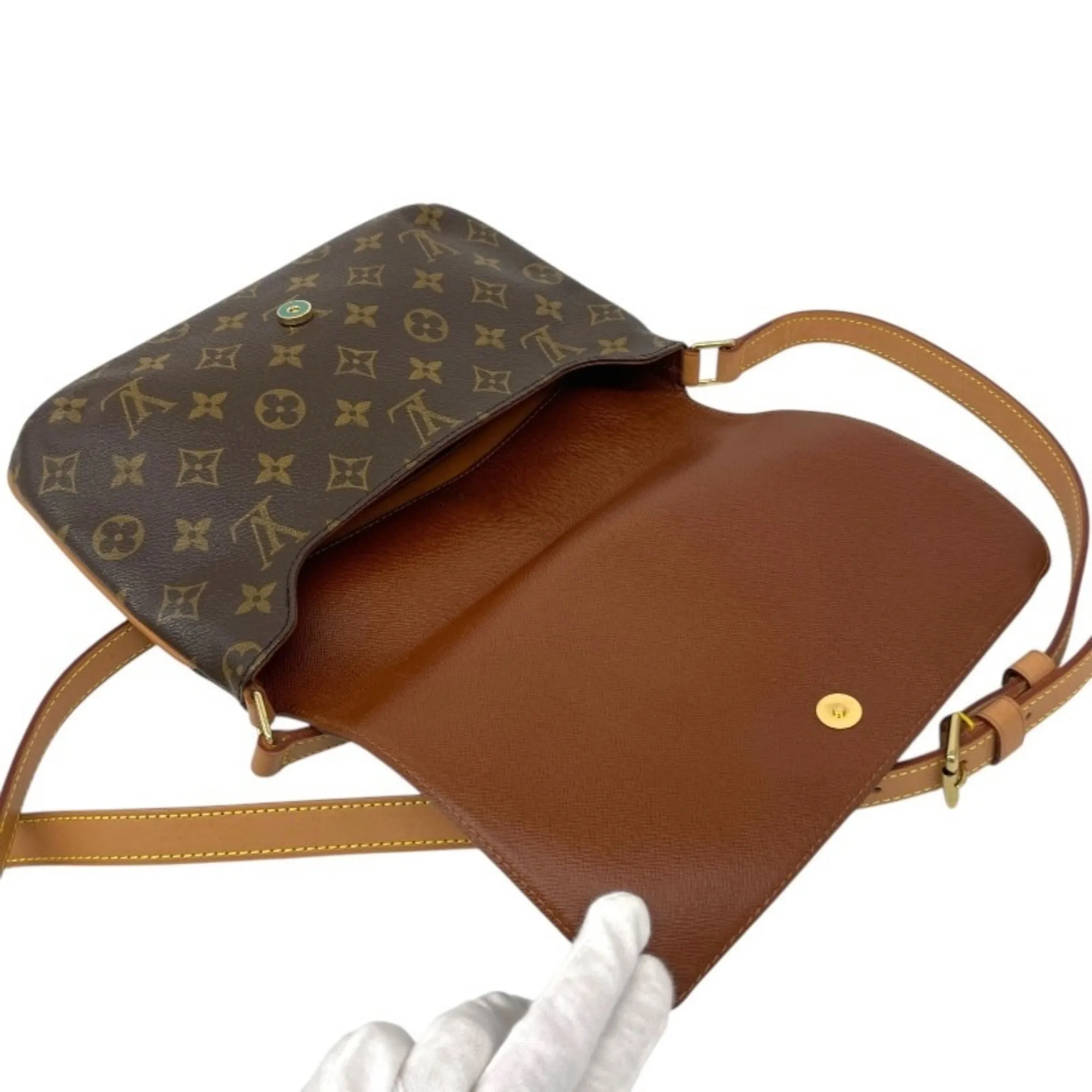LOUIS VUITTON Brown Monogram Shoulder Bag