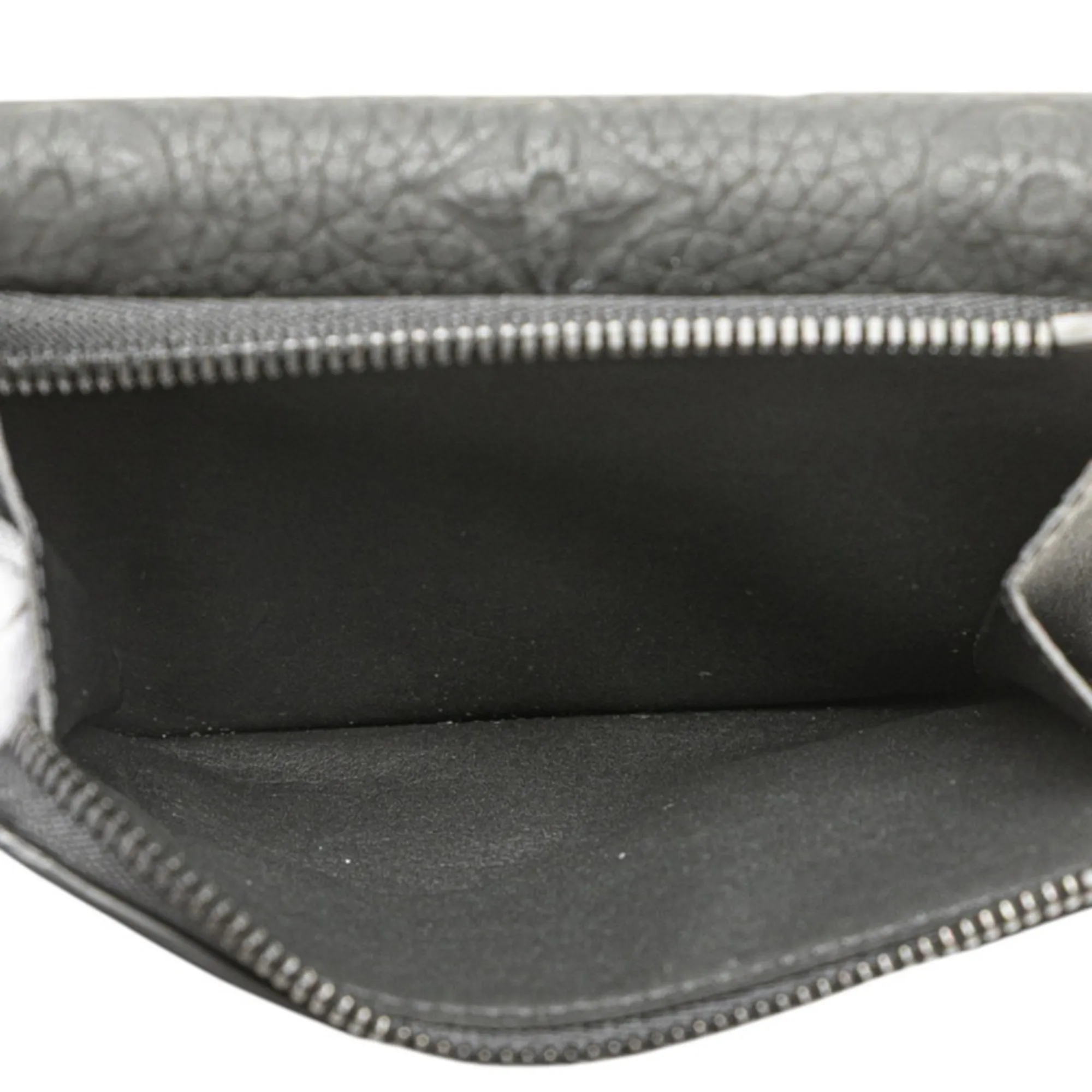 LOUIS VUITTON Black Monogram Leather Wallet