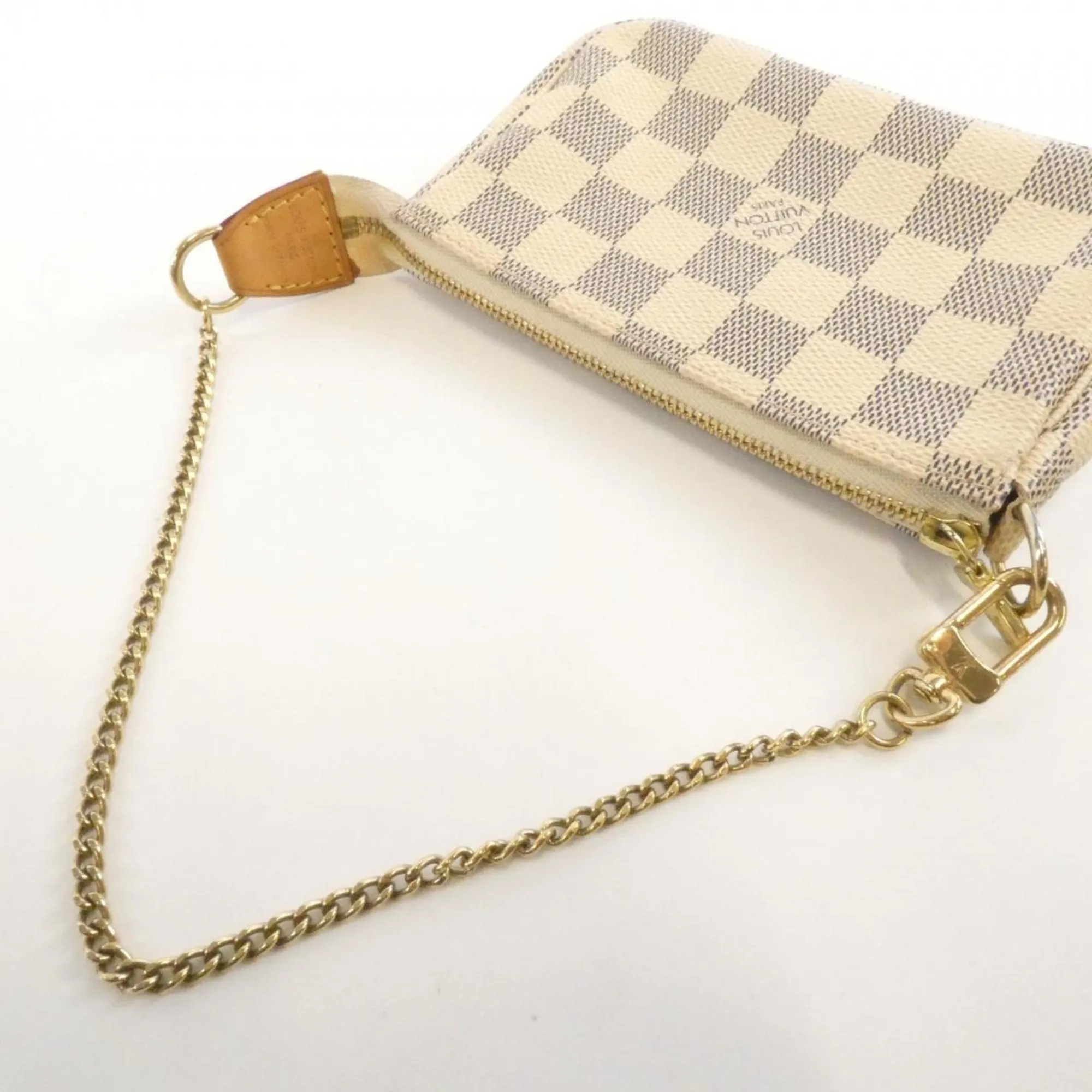 LOUIS VUITTON Gold Damier Pouch
