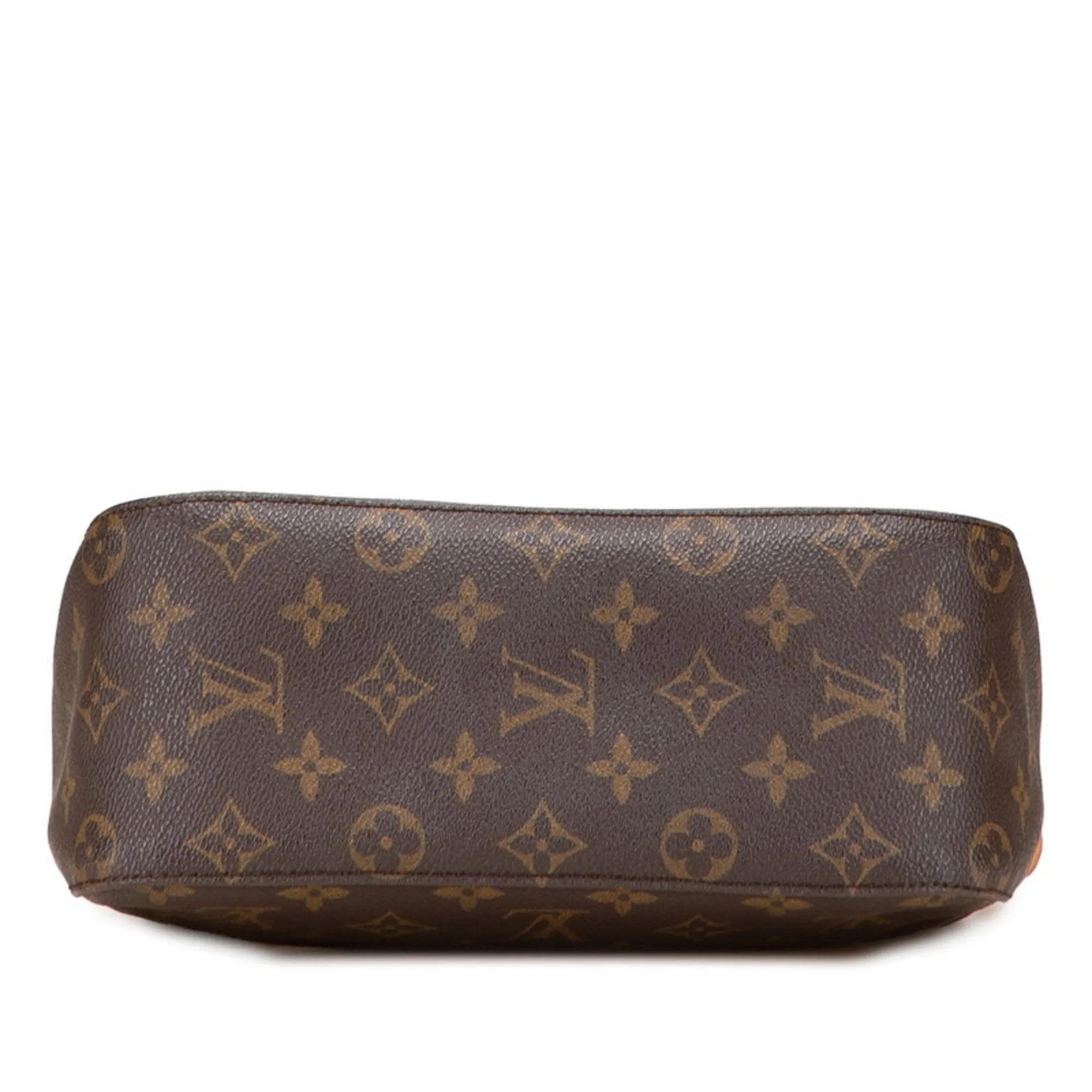 LOUIS VUITTON Brown Monogram Leather Shoulder Bag