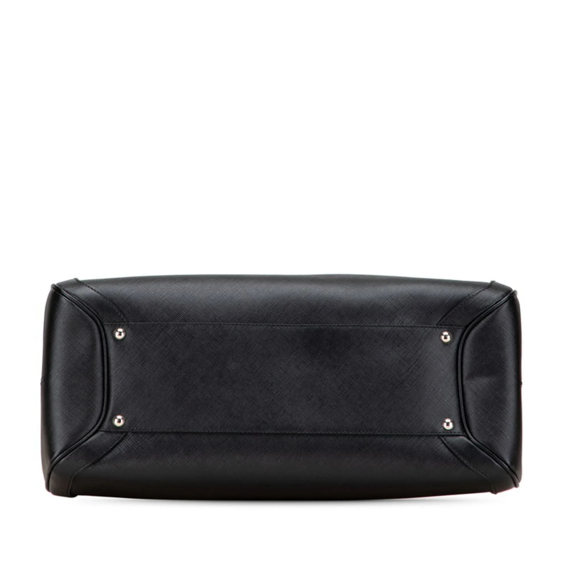 SALVATORE FERRAGAMO Black Leather Bag