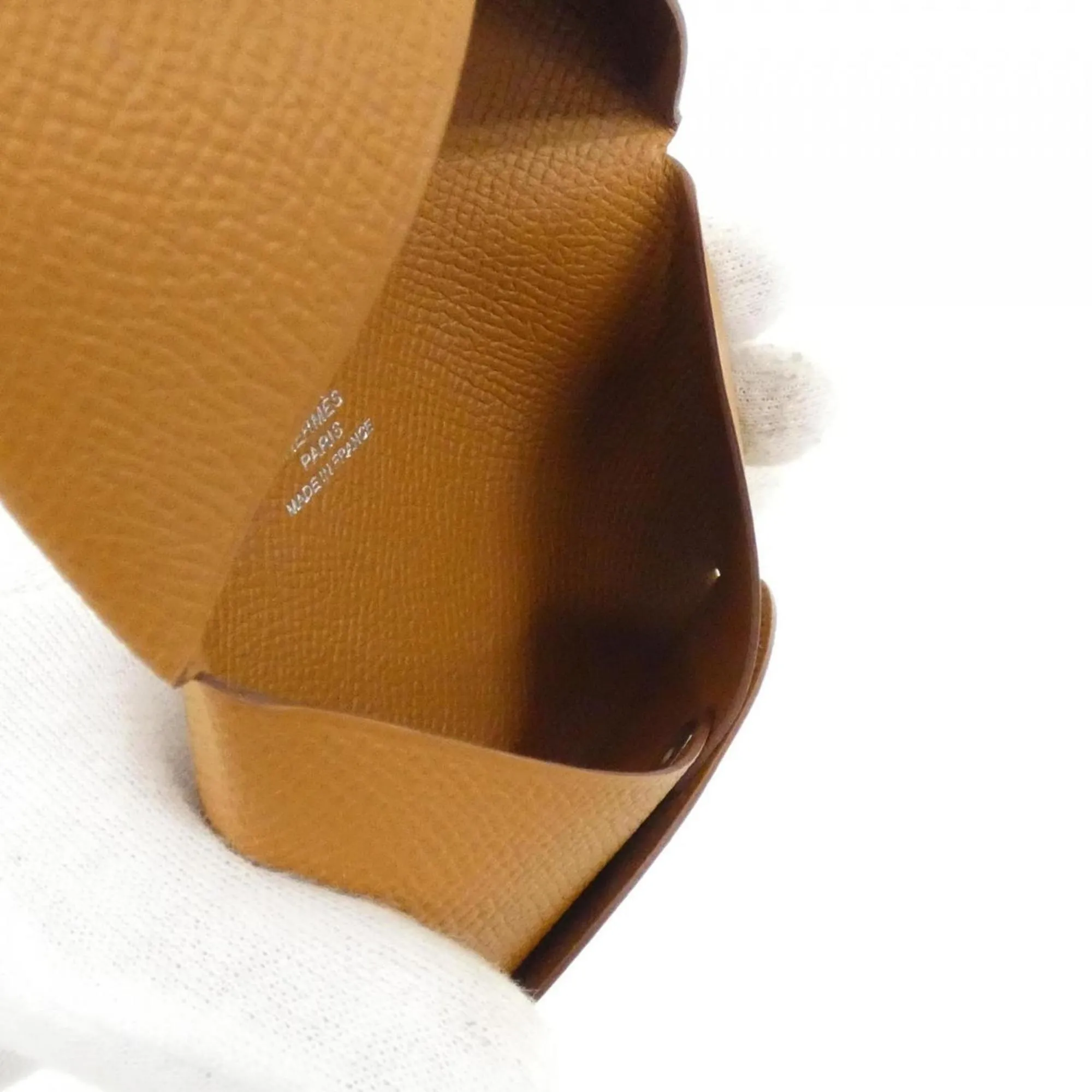 HERMES Gold Card Holder