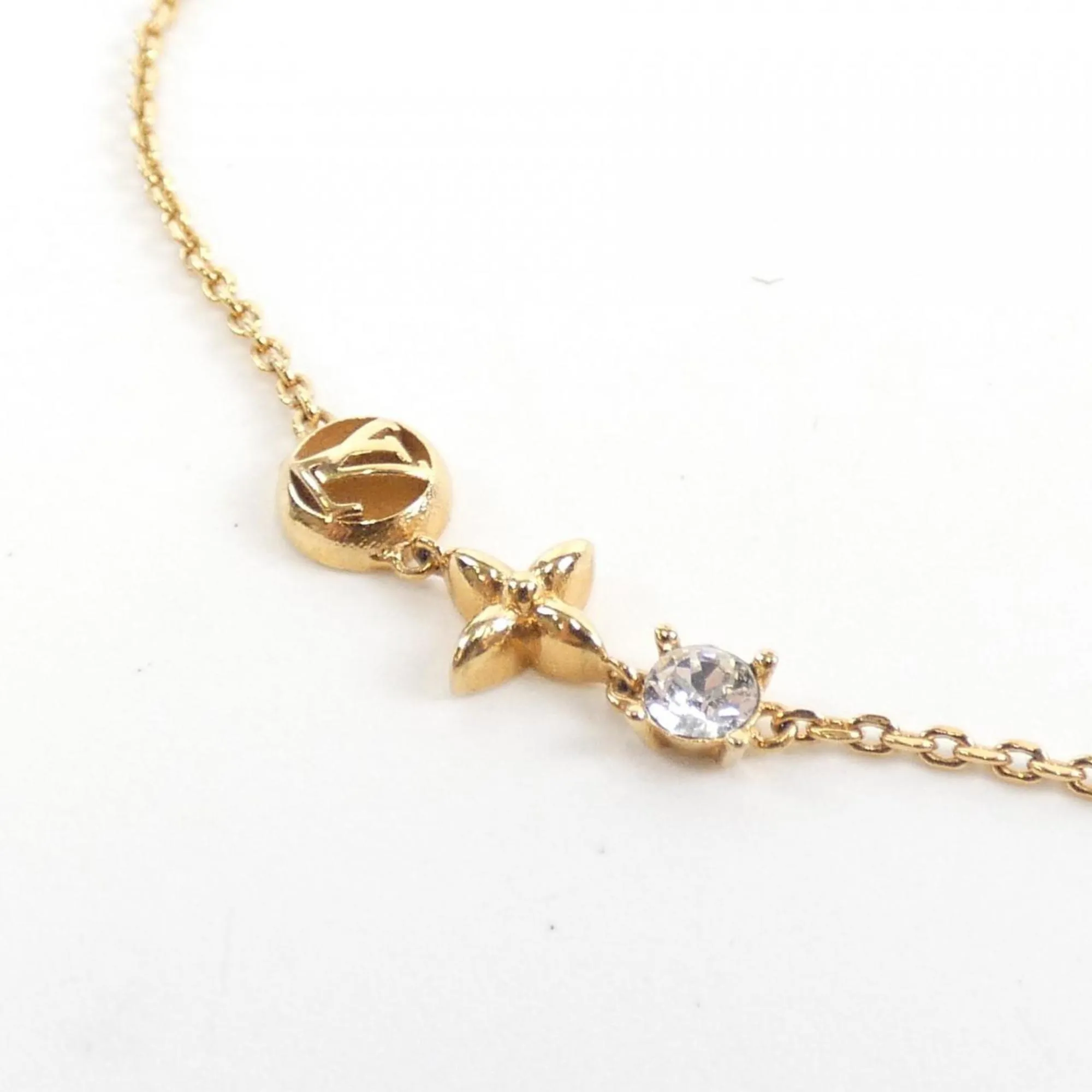 LOUIS VUITTON Gold Charm Bracelet