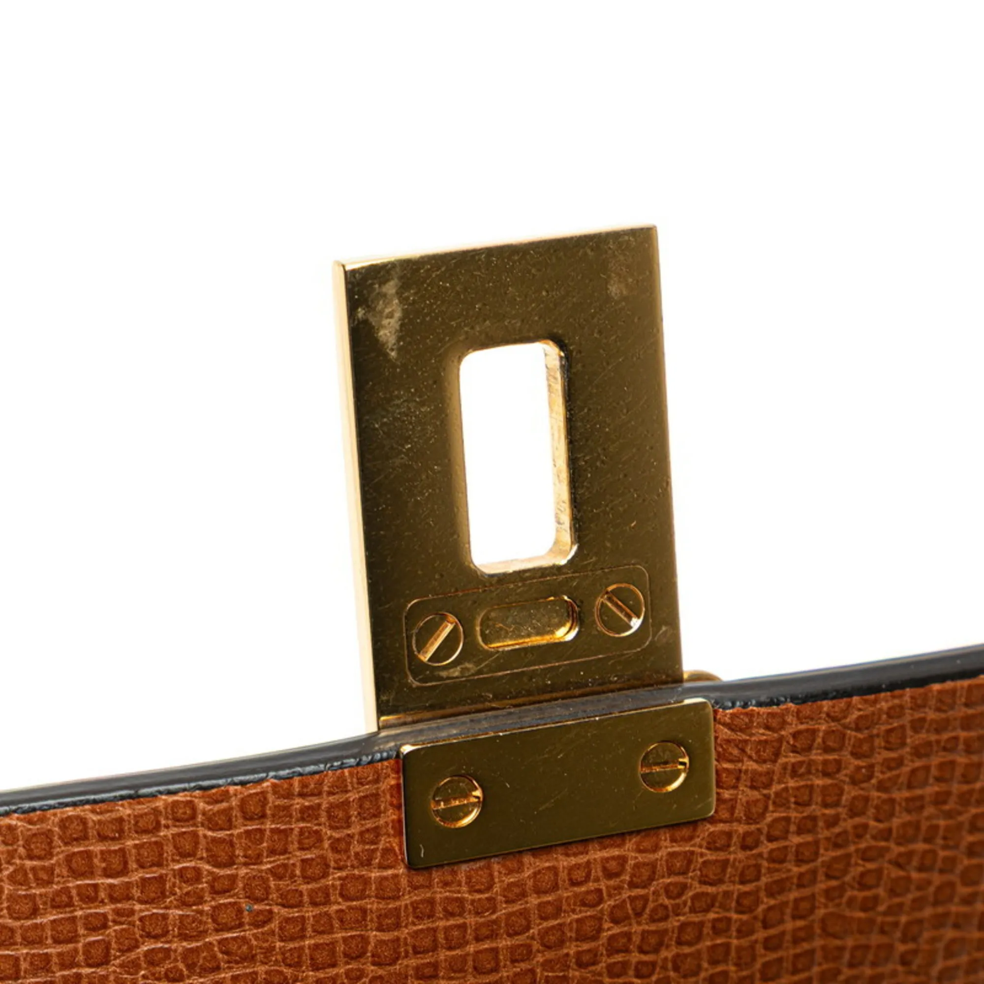 CHLOE Brown Leather Shoulder Bag