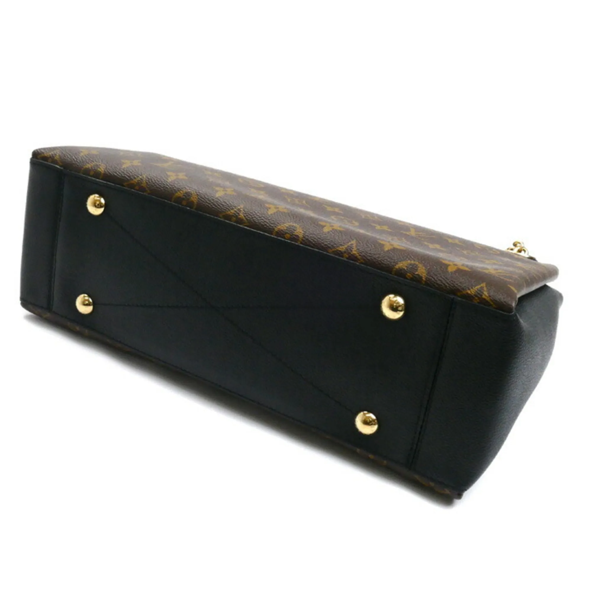 LOUIS VUITTON Black Monogram Shoulder Bag