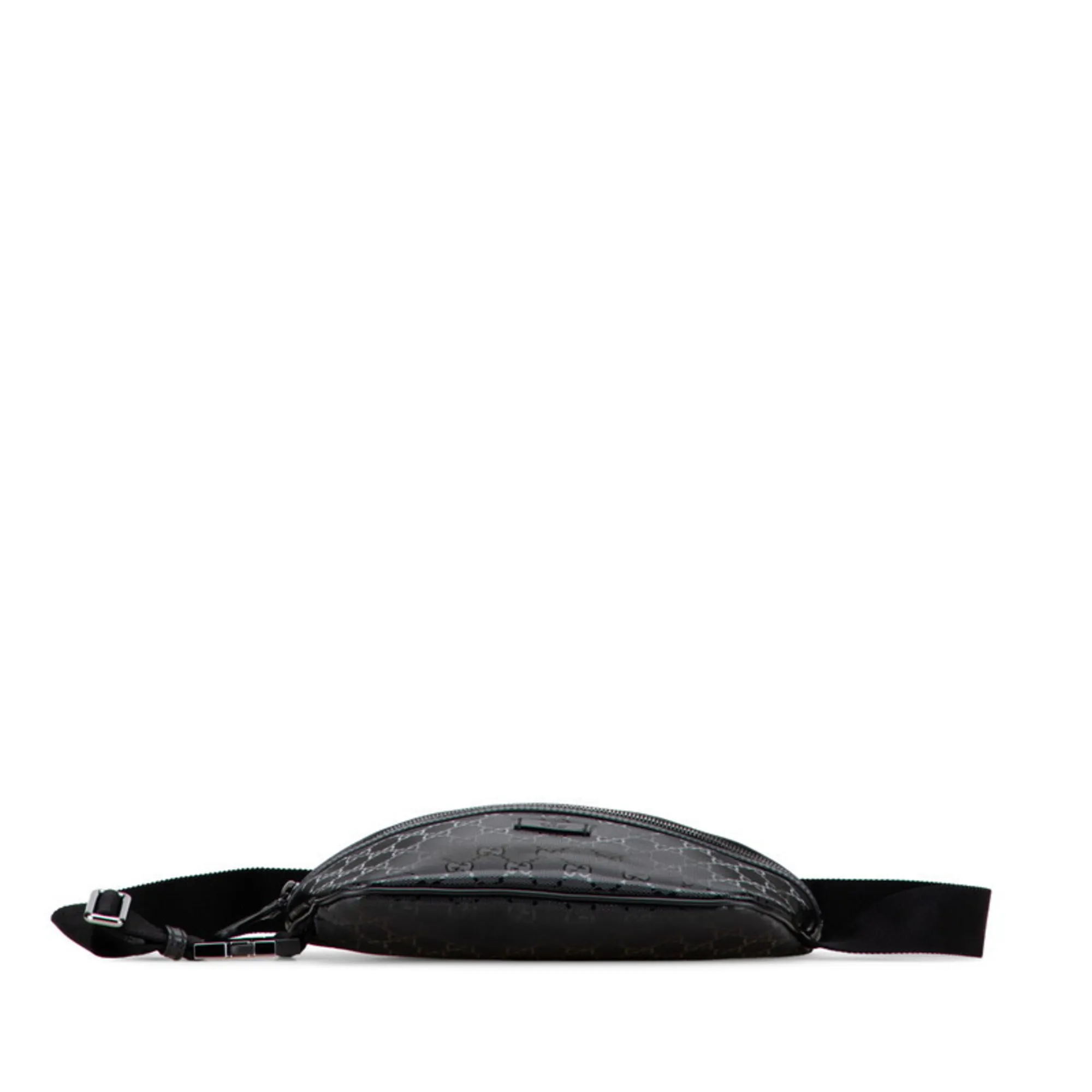 GUCCI Black Leather Fanny Pack