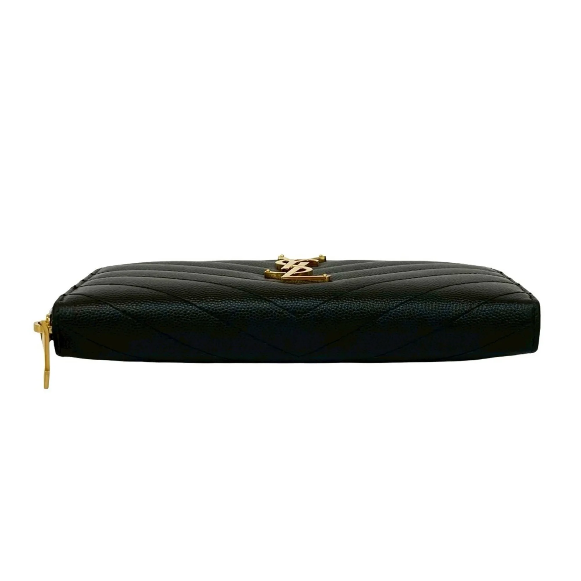 YVES SAINT LAURENT Black Leather Wallet