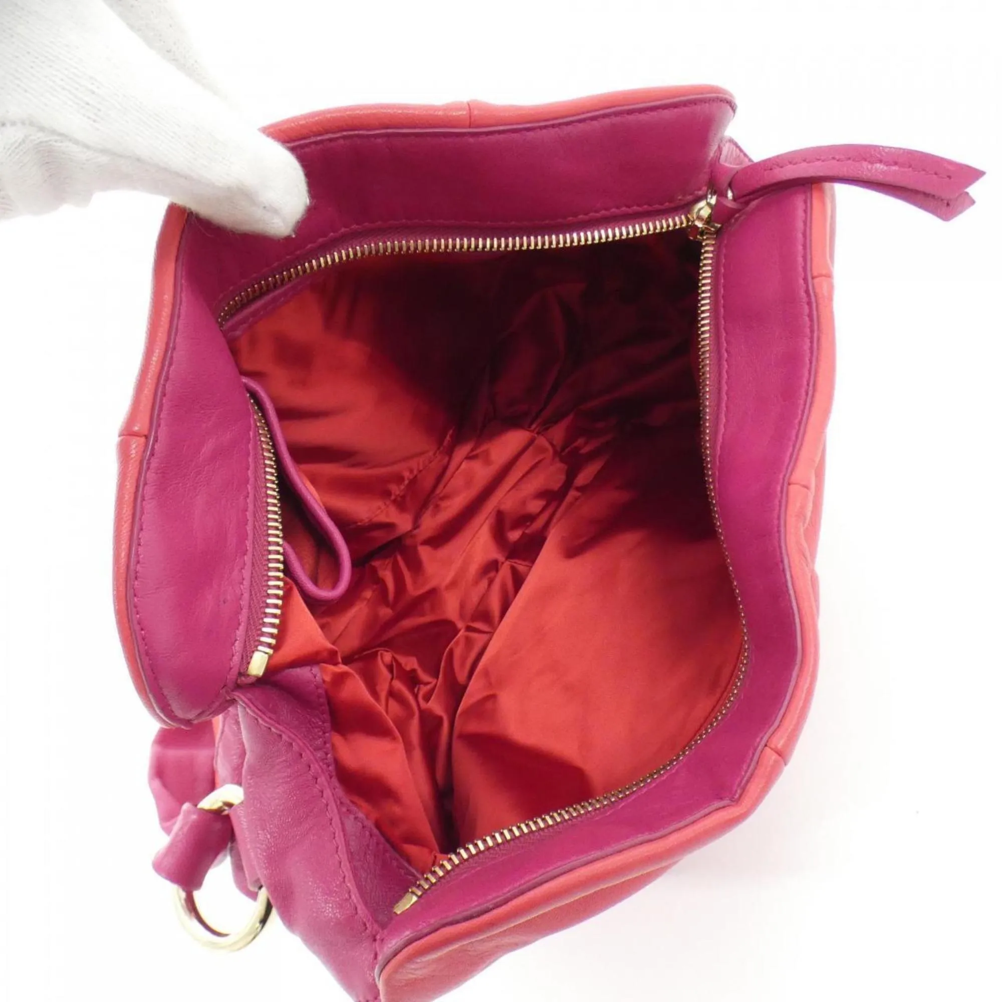 CELINE Red Shoulder Bag