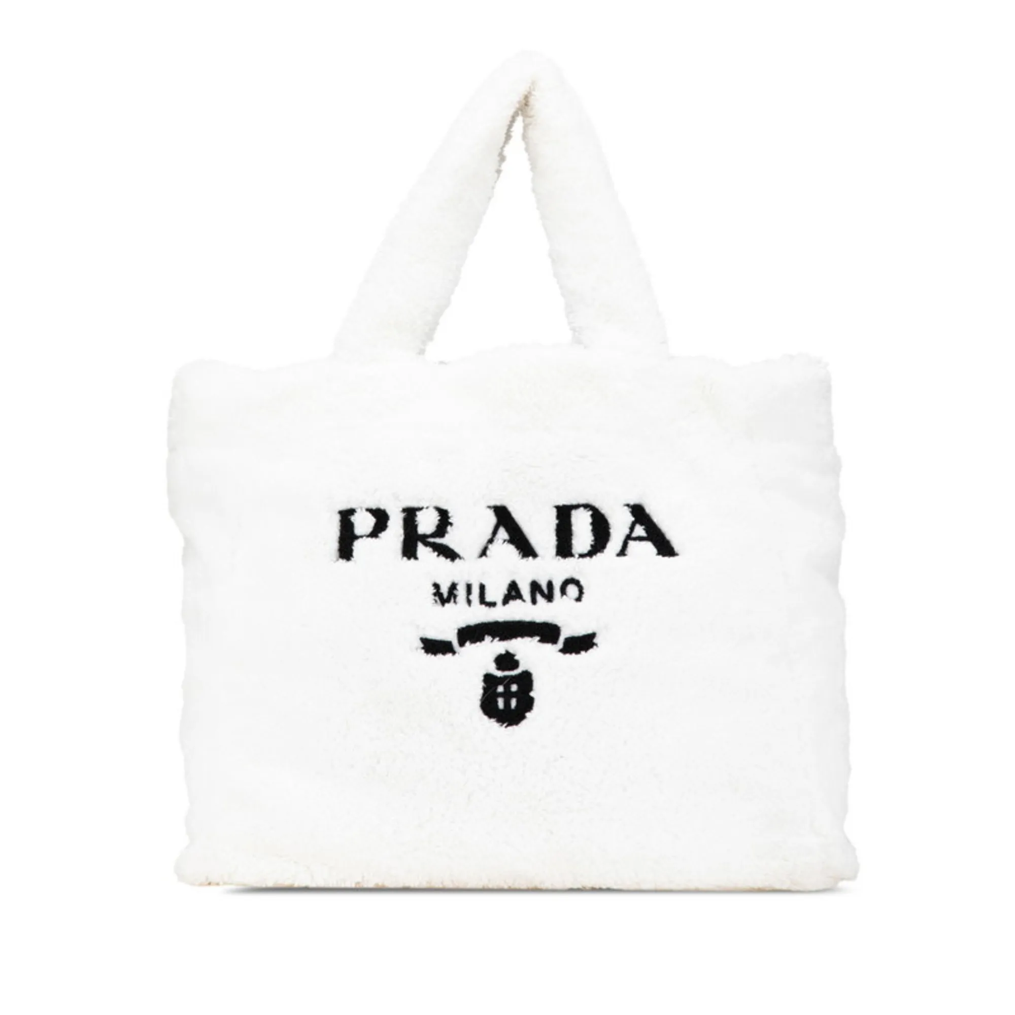 PRADA White Tote Bag