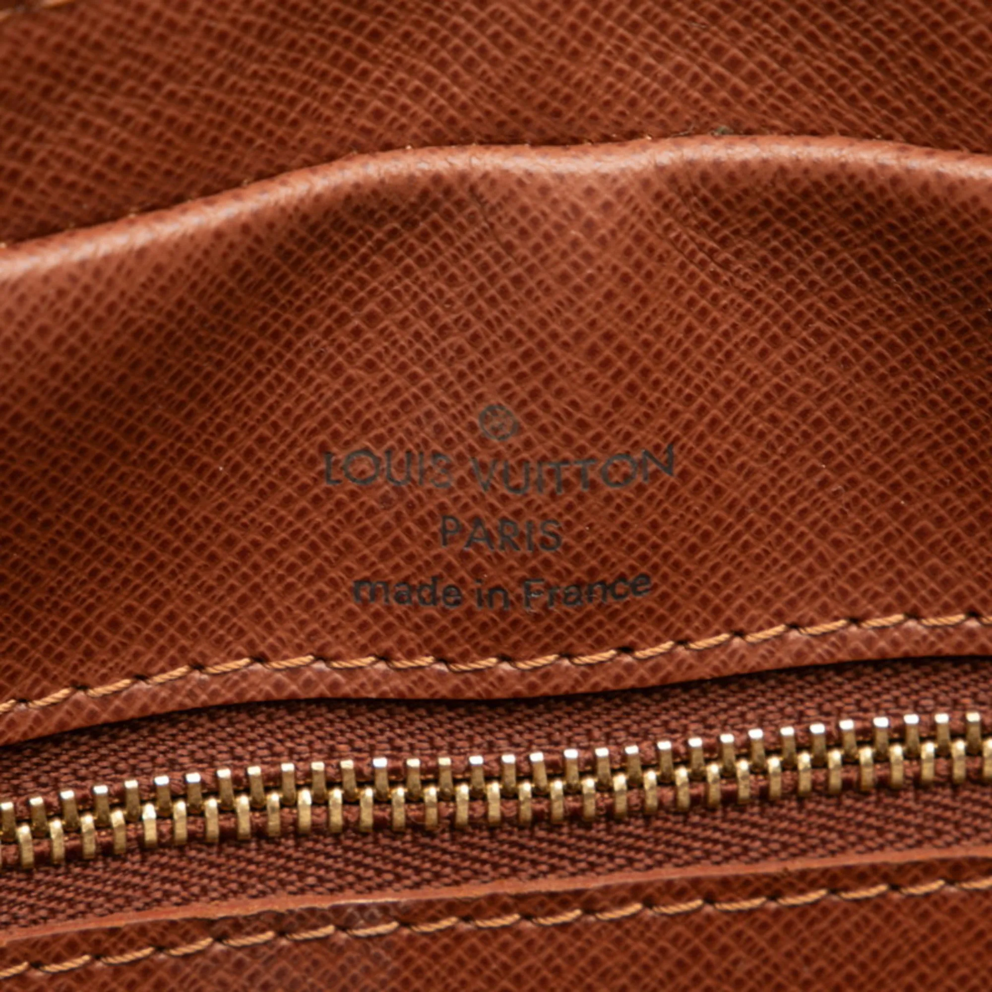 LOUIS VUITTON Brown Monogram Leather Shoulder Bag