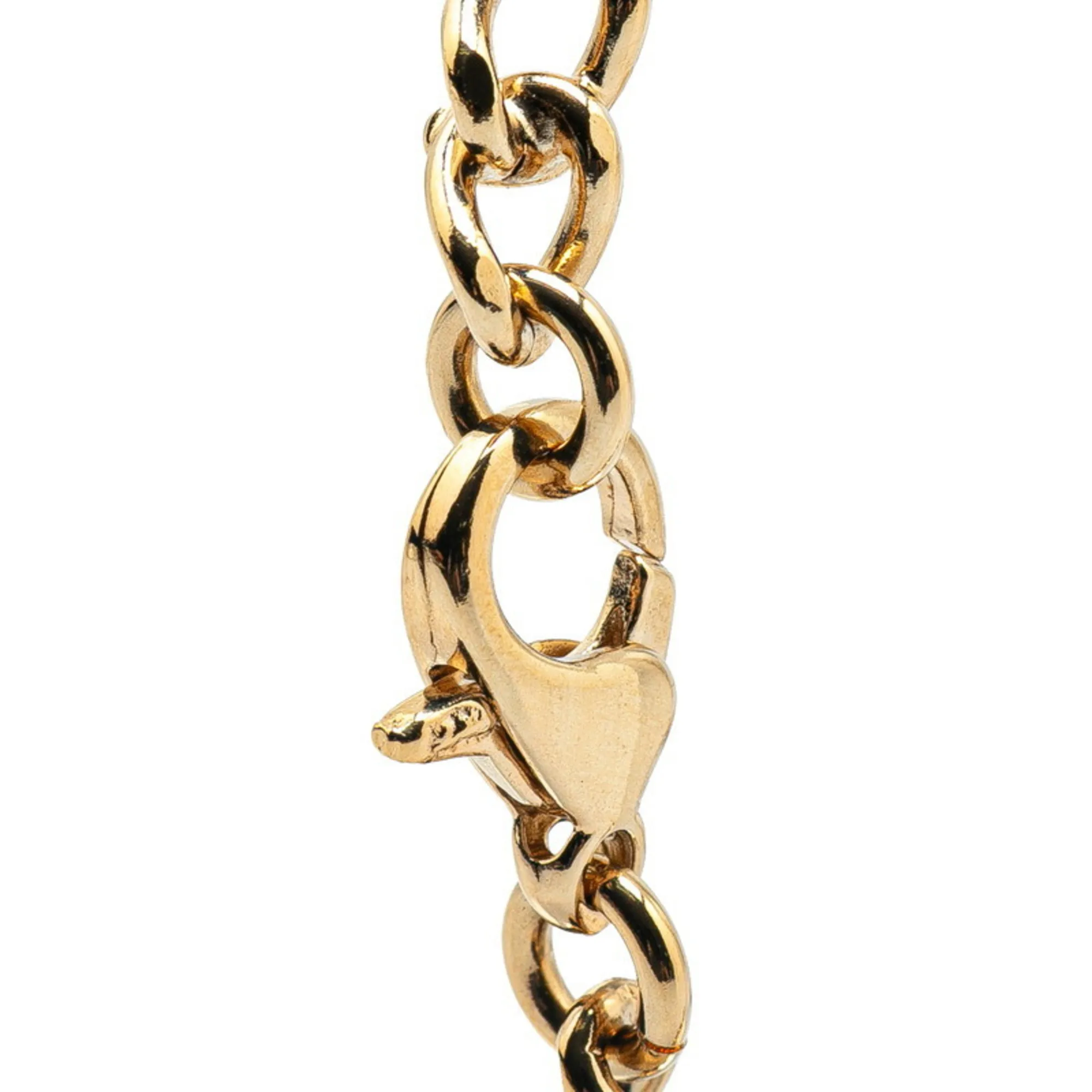 CHANEL Gold Logo Necklace