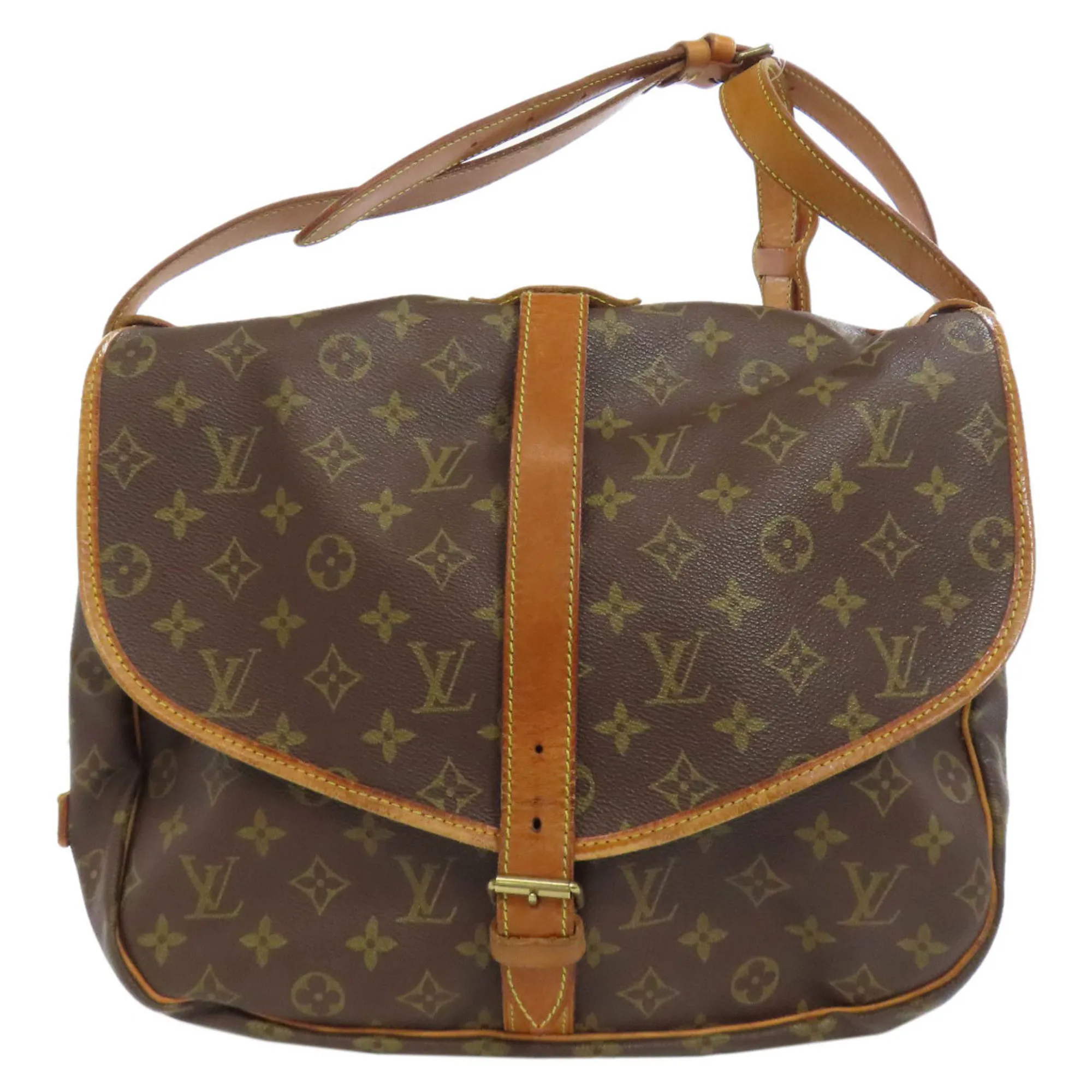 LOUIS VUITTON Brown Monogram Shoulder Bag