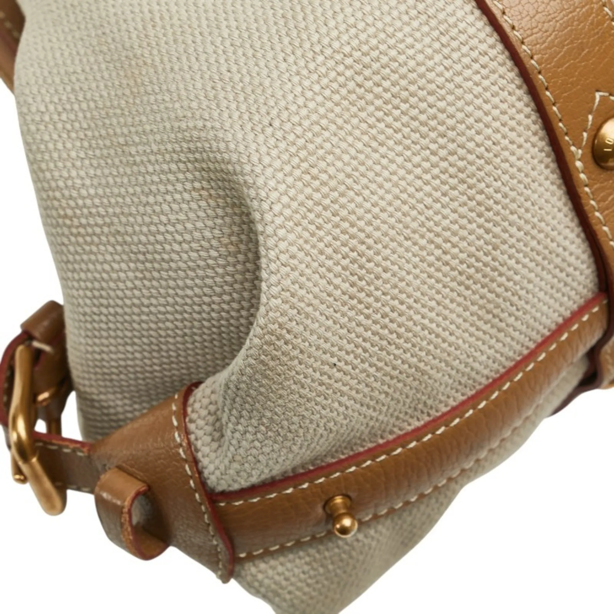 LOUIS VUITTON Brown Leather Bag