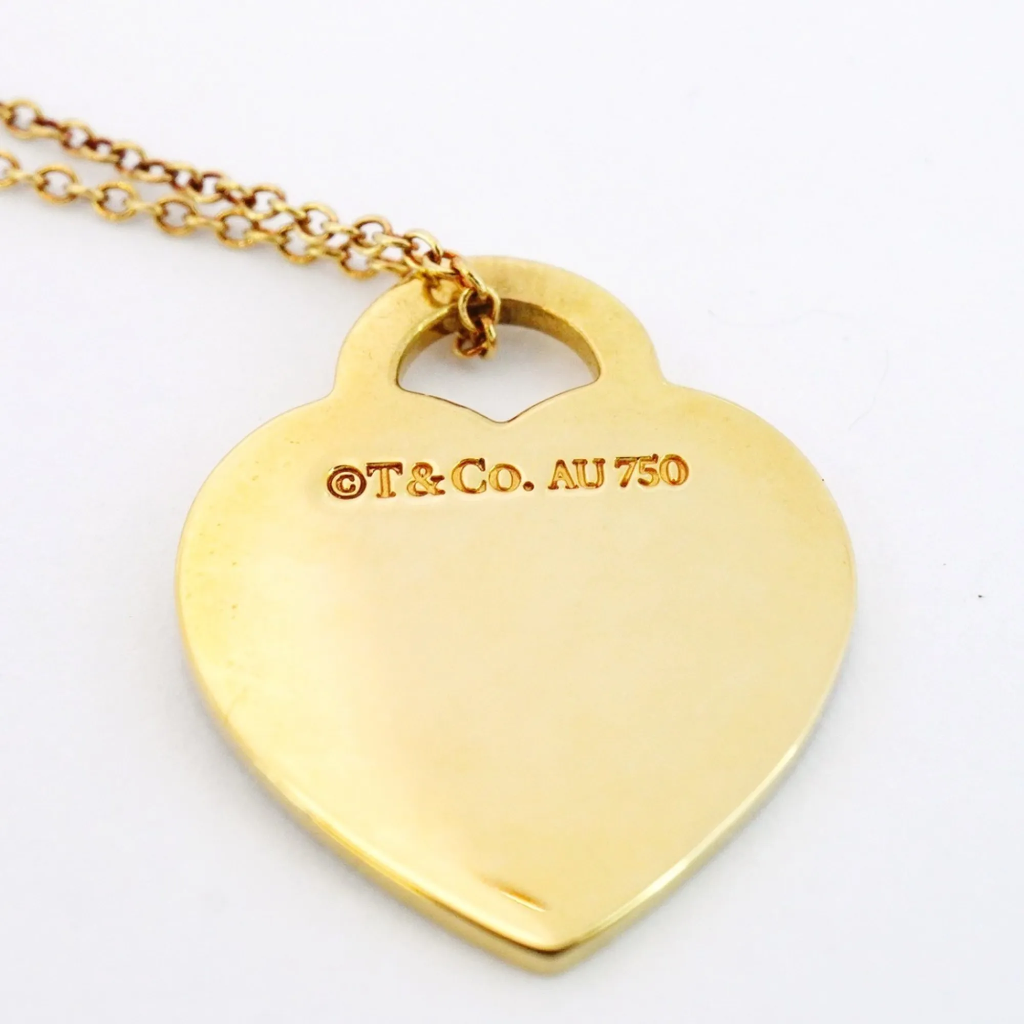 TIFFANY & CO. 18k Gold Diamond Necklace