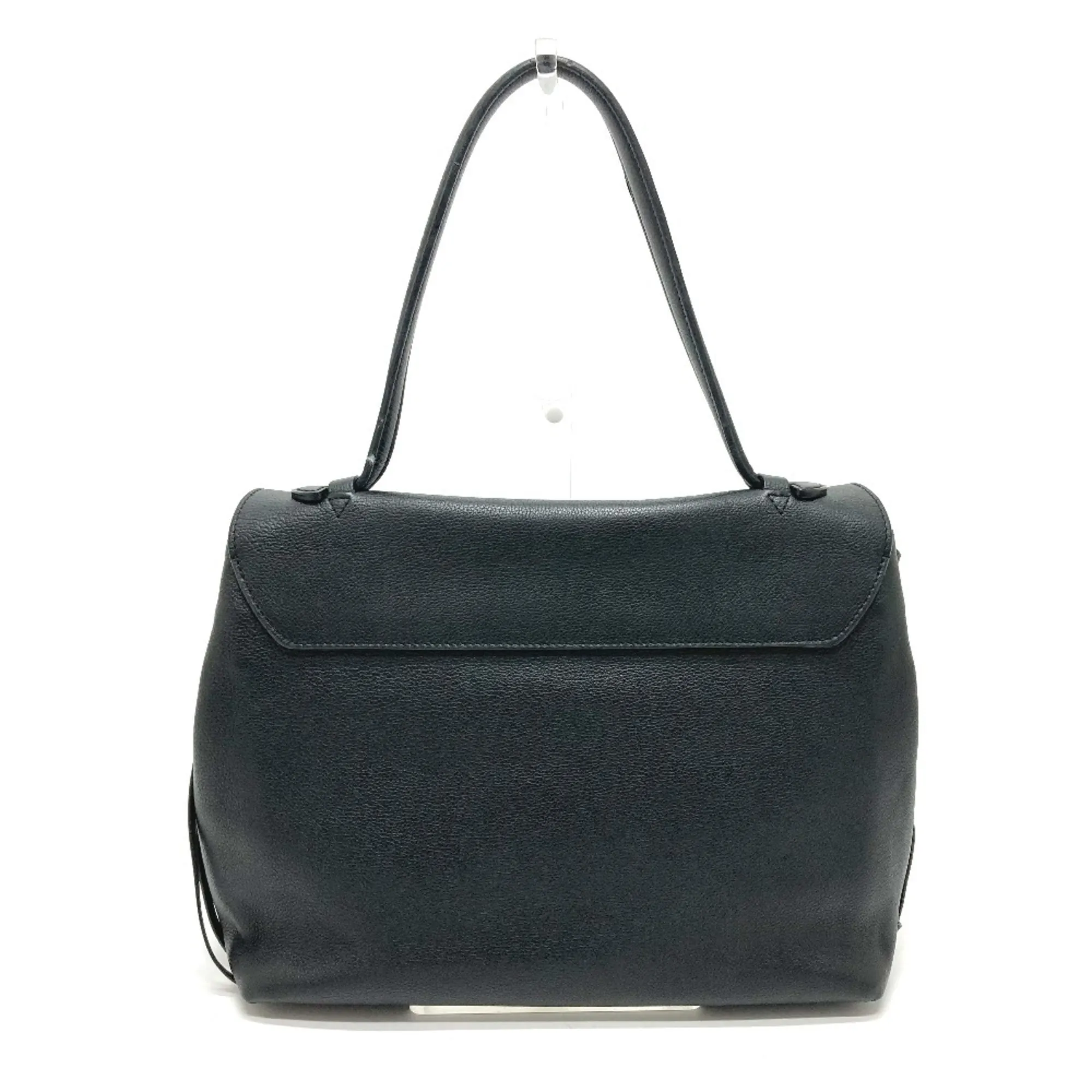 LOUIS VUITTON Black Leather Shoulder Bag