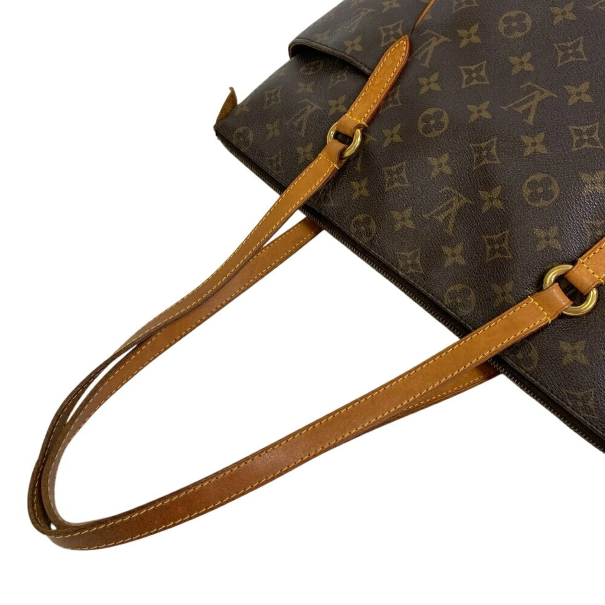 LOUIS VUITTON Brown Monogram Tote Bag