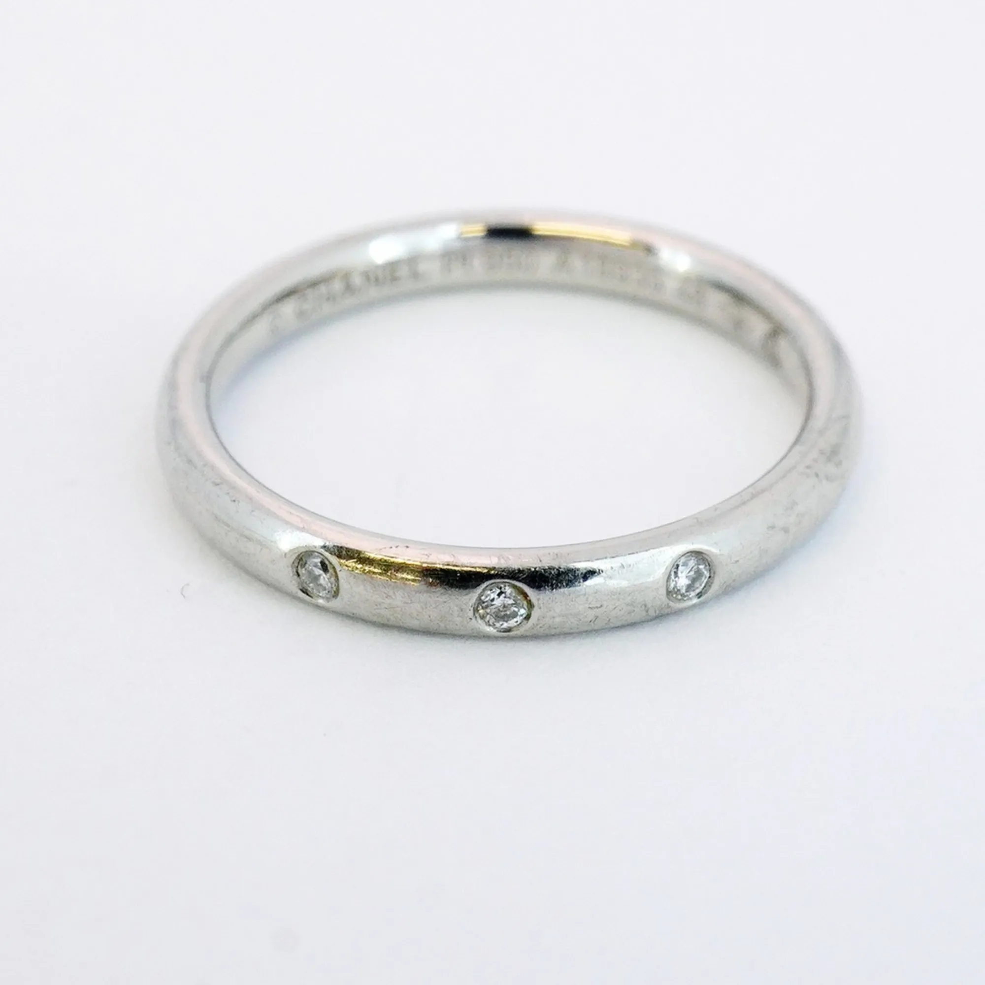 CHANEL Brown Diamond Ring #48