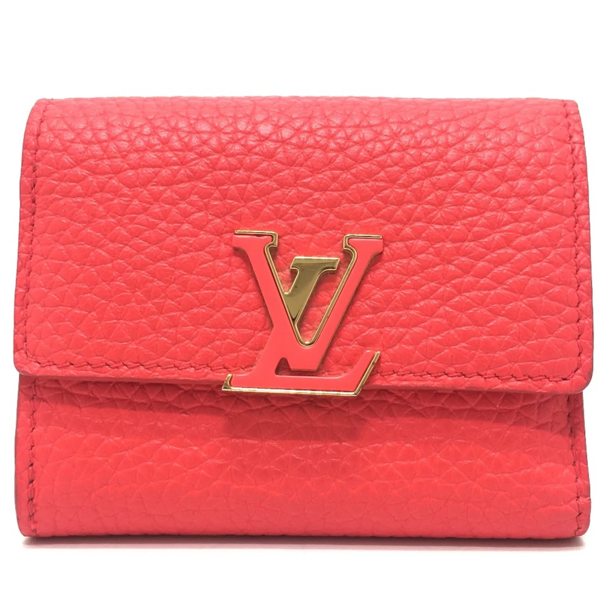 LOUIS VUITTON Red Leather Wallet