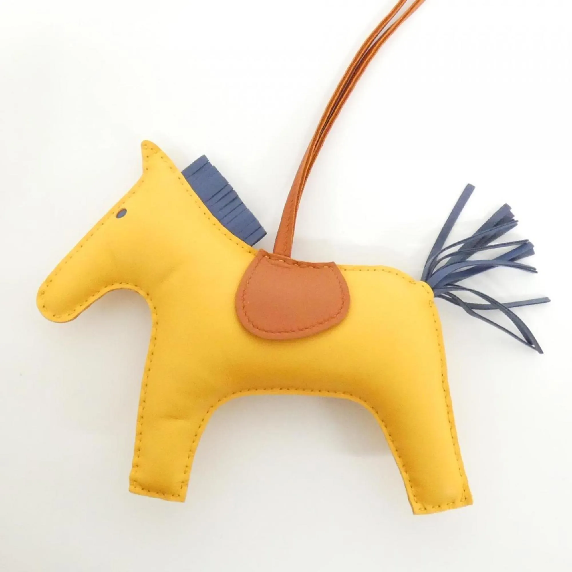 HERMES Blue Bag Charm