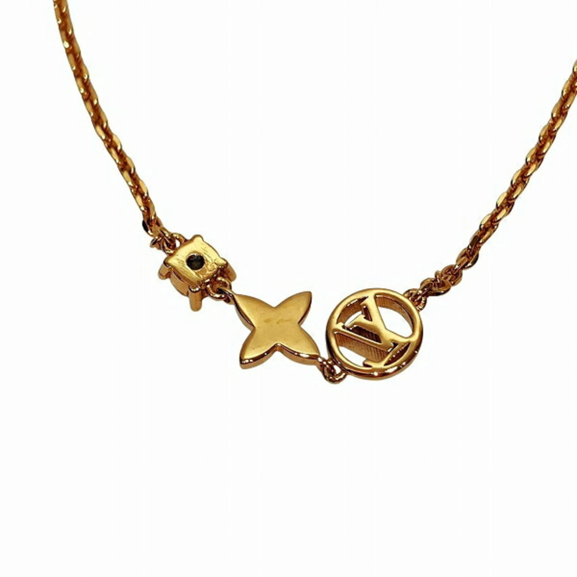 LOUIS VUITTON Gold Charm Bracelet
