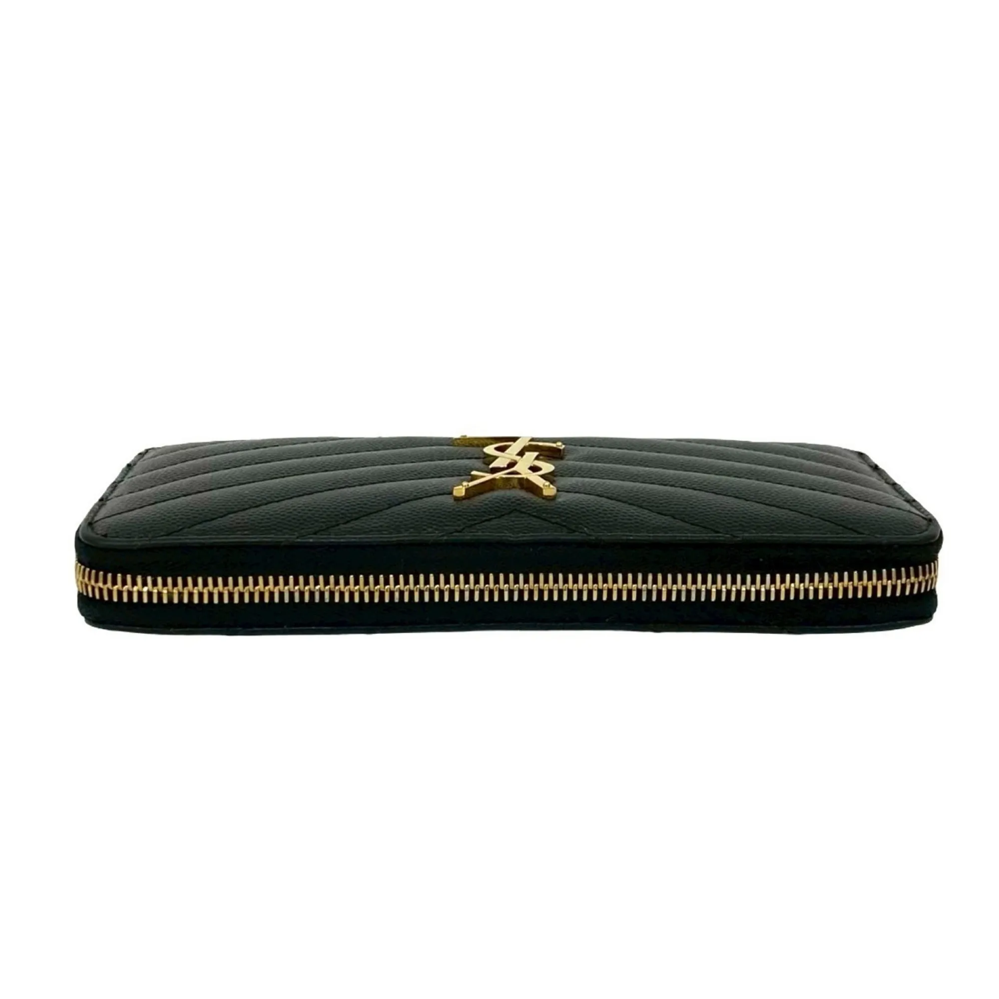 YVES SAINT LAURENT Black Leather Wallet