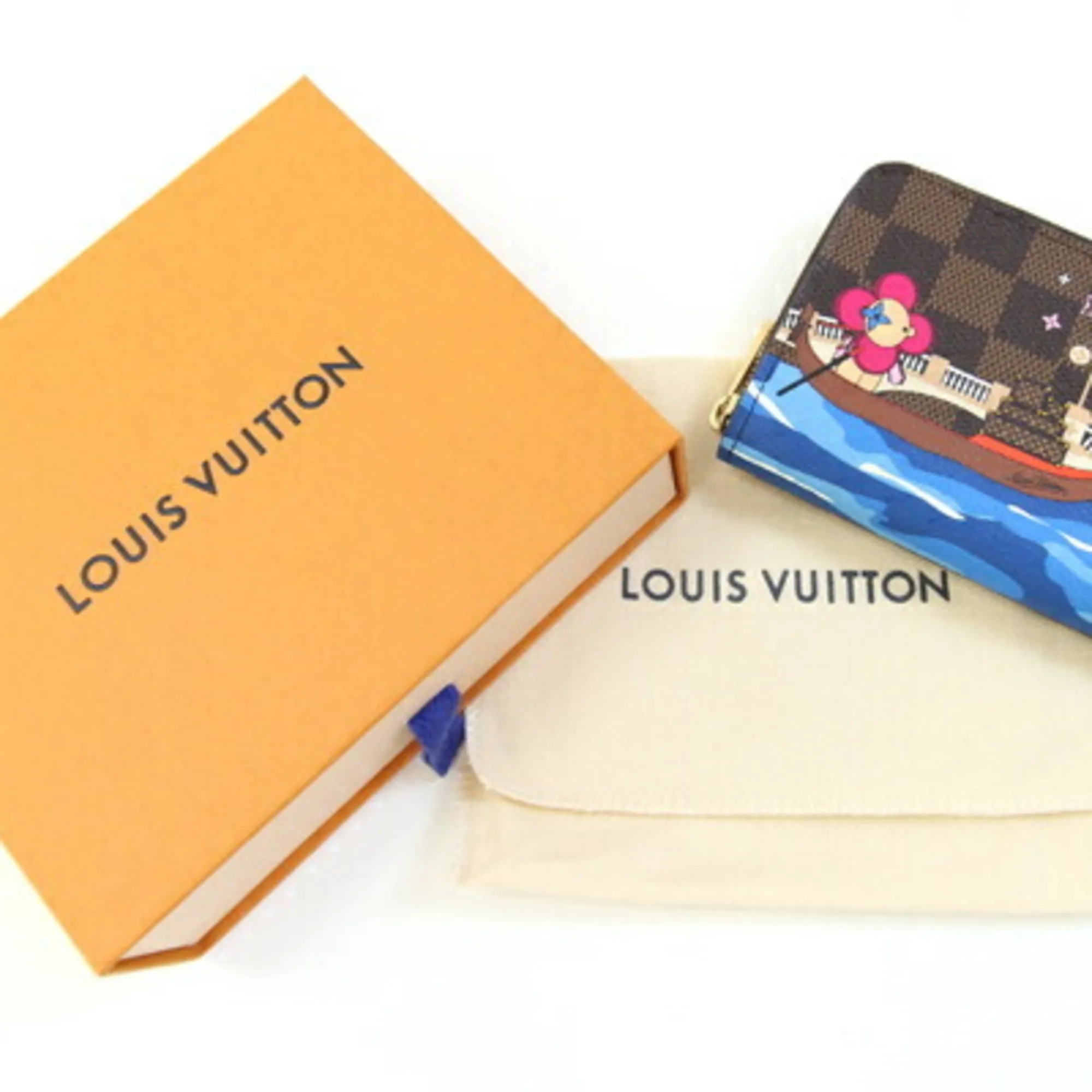 LOUIS VUITTON Brown Damier Wallet