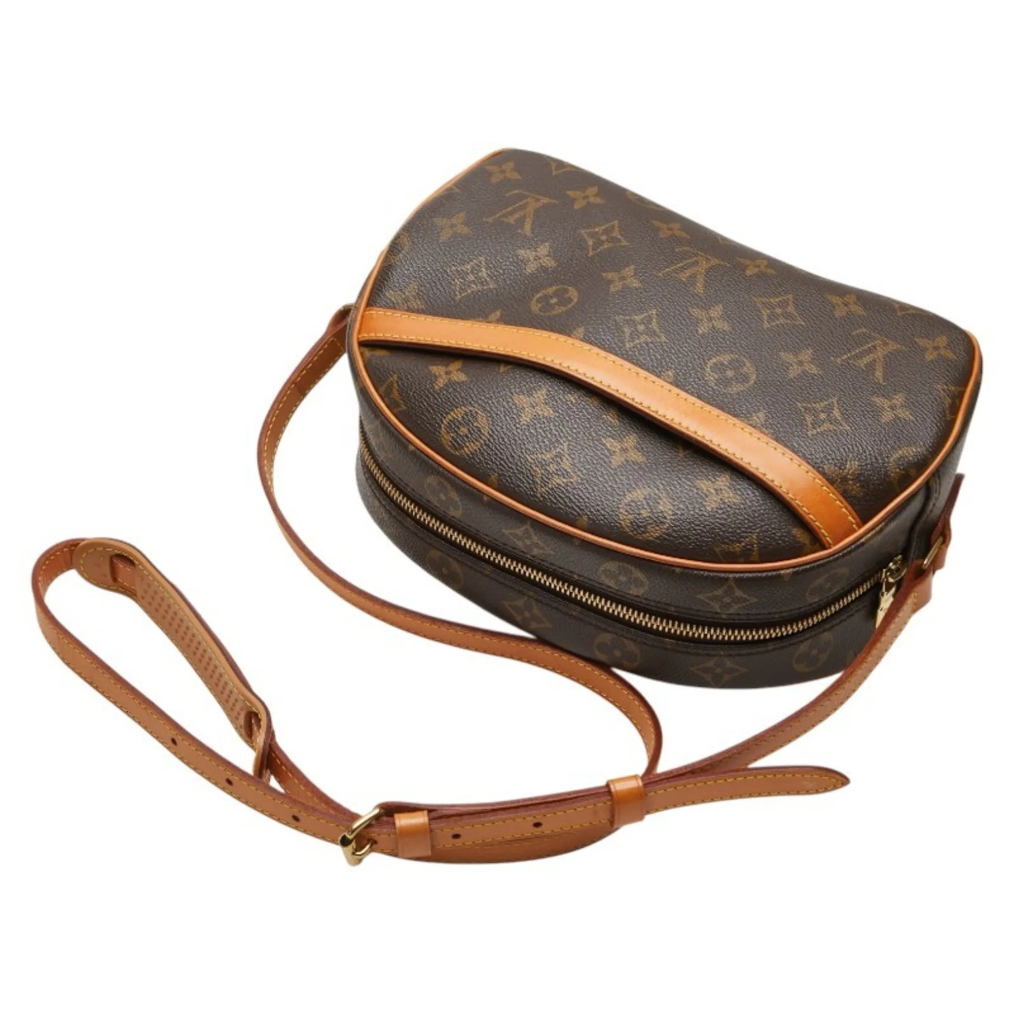 LOUIS VUITTON Brown Monogram Leather Shoulder Bag