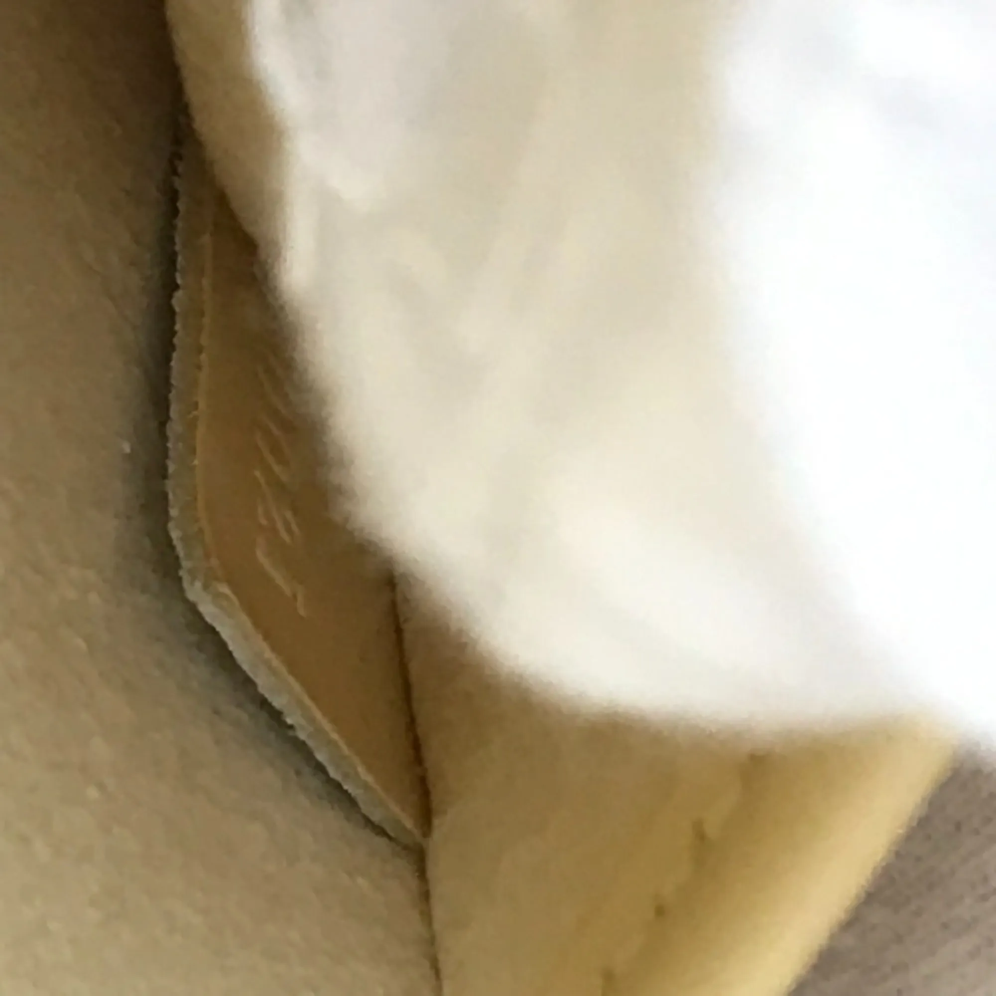 LOUIS VUITTON Yellow Leather Shoulder Bag