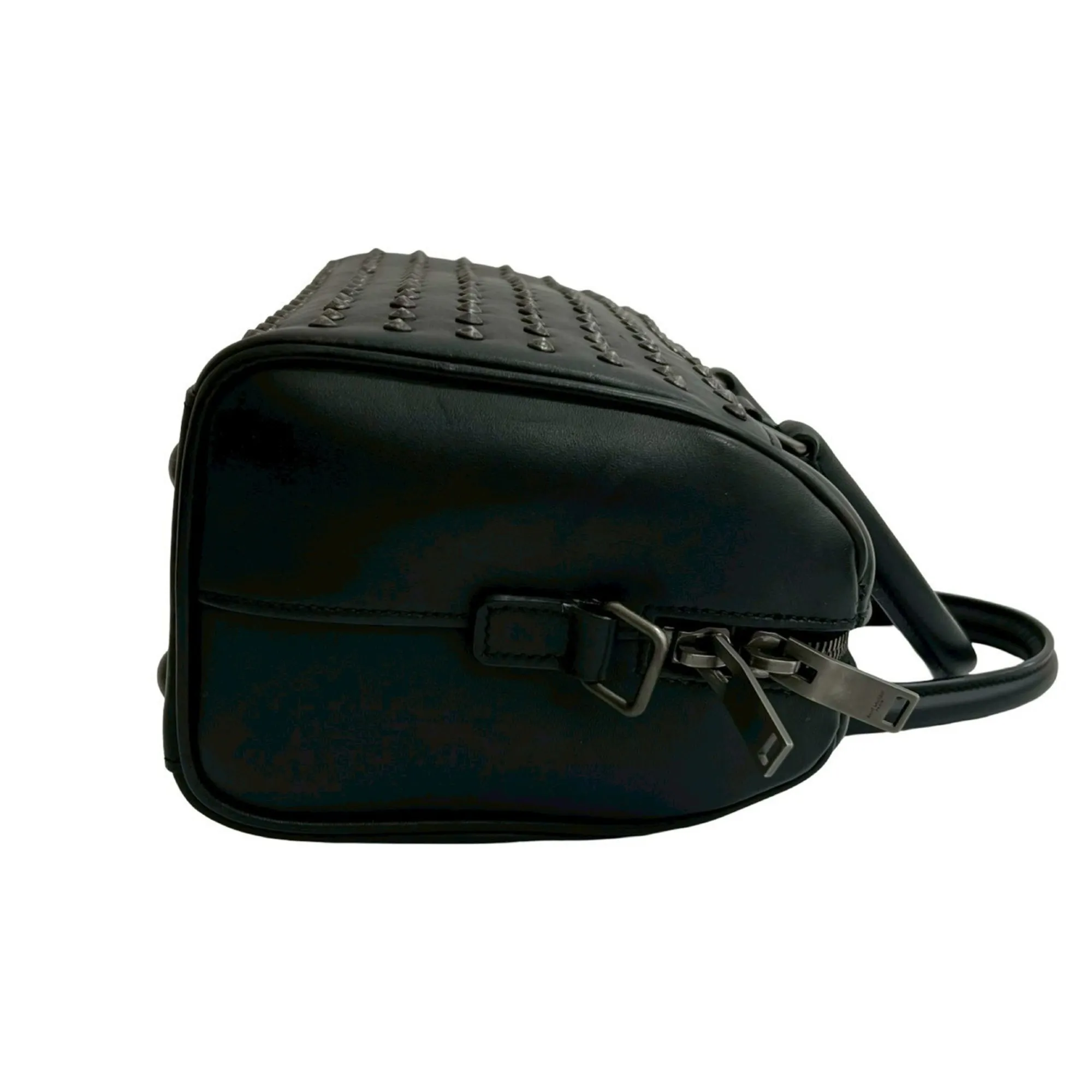 YVES SAINT LAURENT Black Leather Shoulder Bag