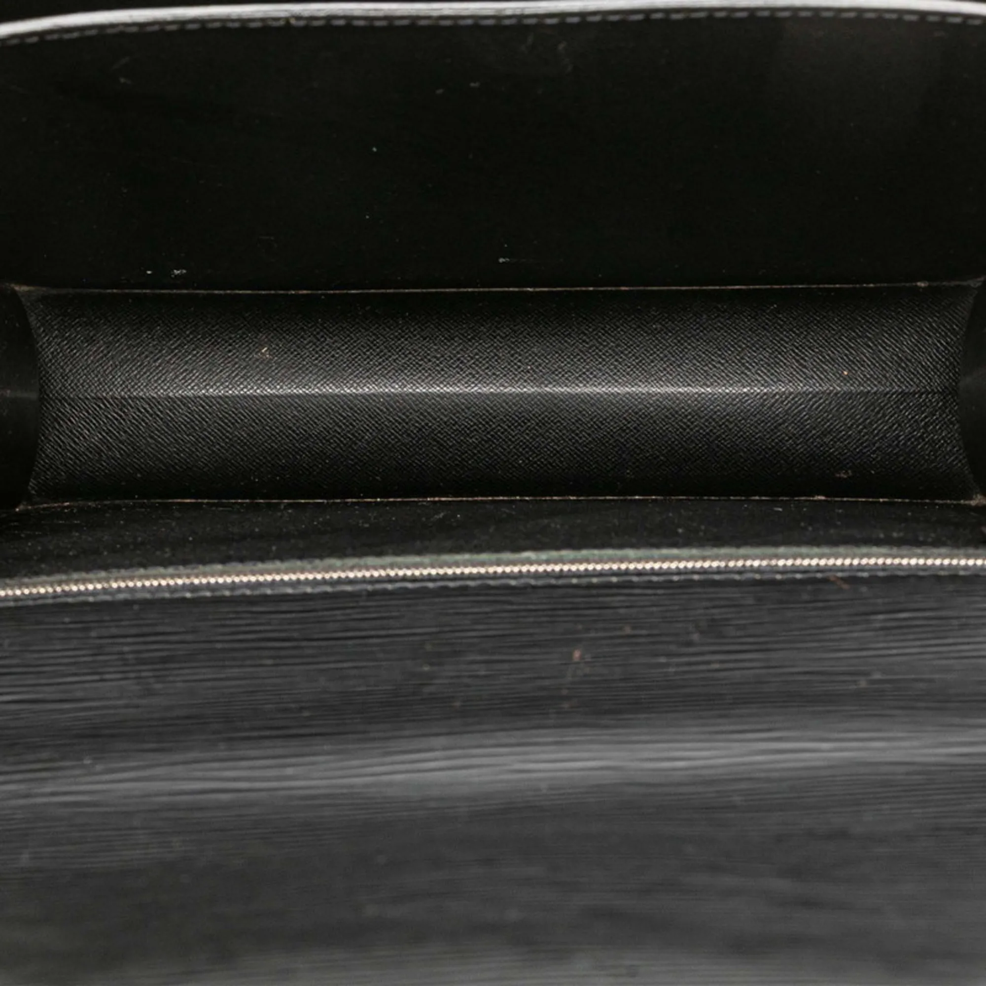 LOUIS VUITTON Black Leather Bag