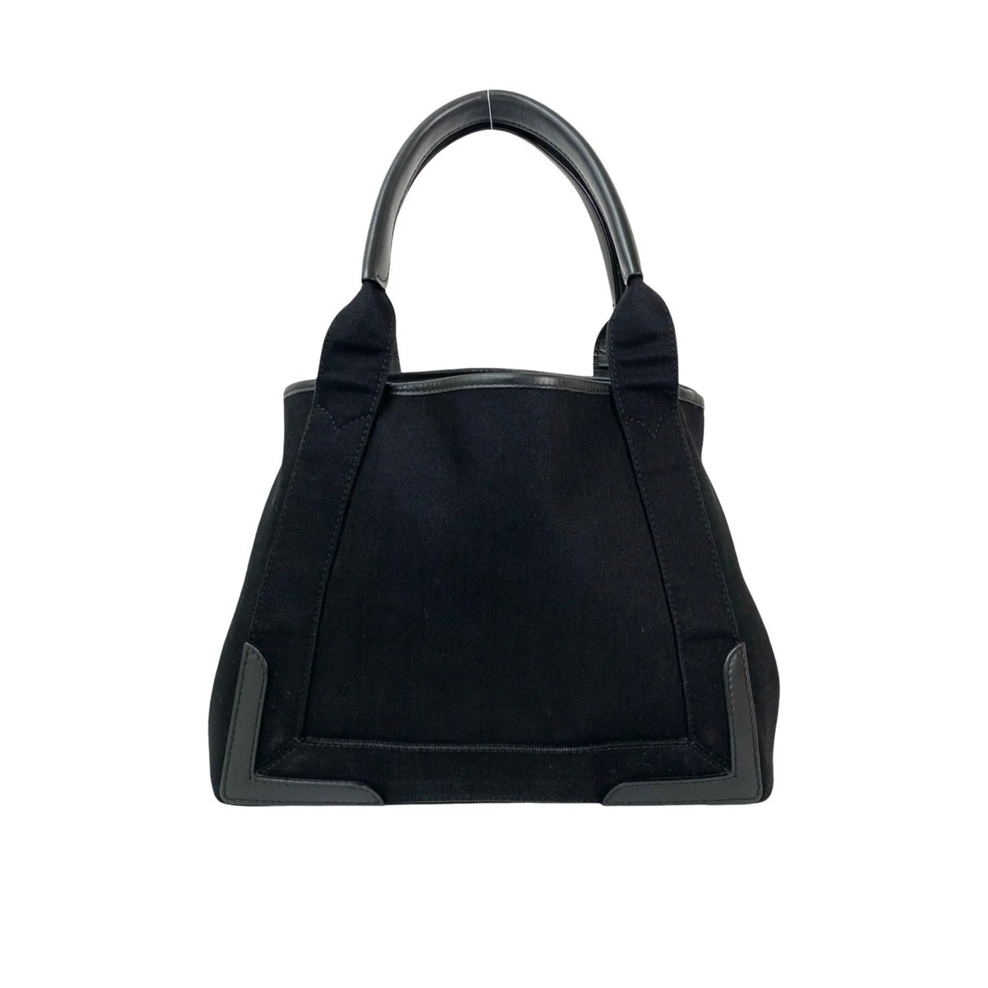 BALENCIAGA Black Leather Tote Bag