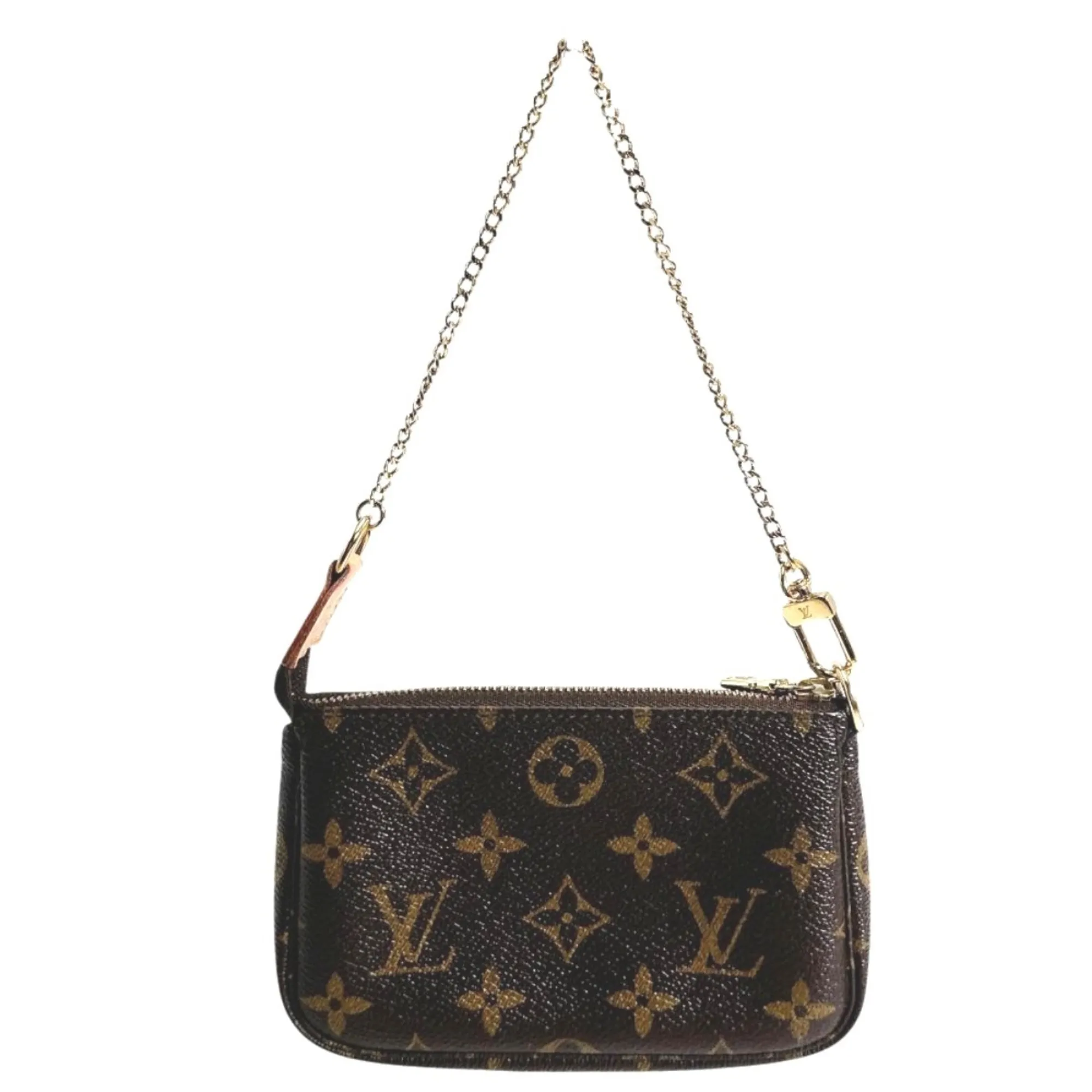 LOUIS VUITTON Brown Monogram Pouch