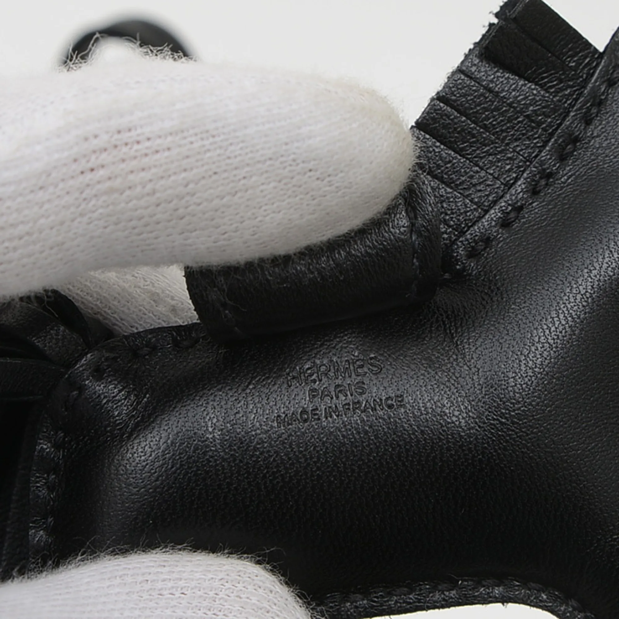 HERMES Black Bag Charm