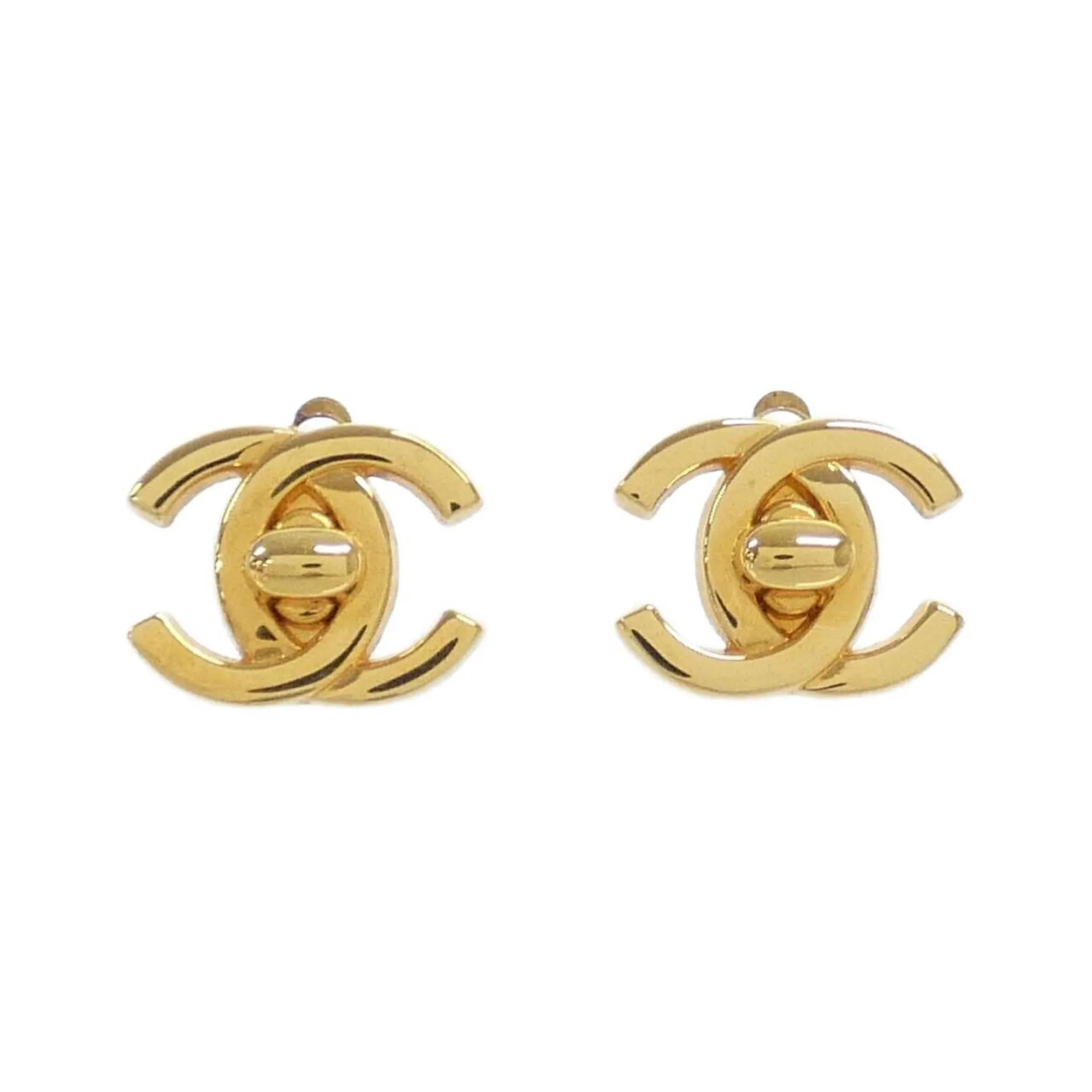 CHANEL Gold Earrings