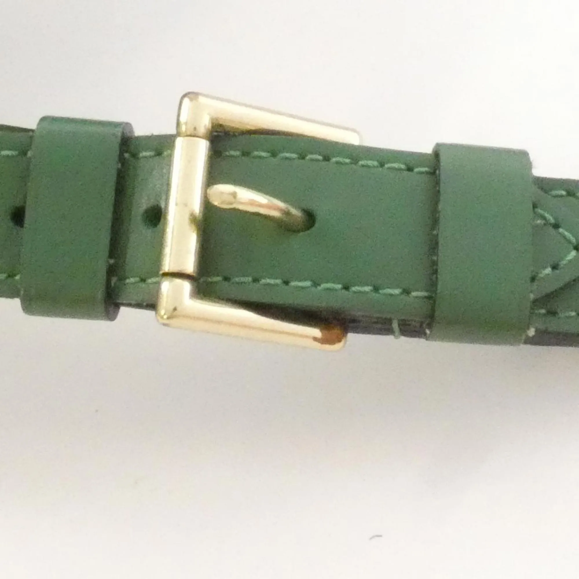 LOUIS VUITTON Green Shoulder Bag