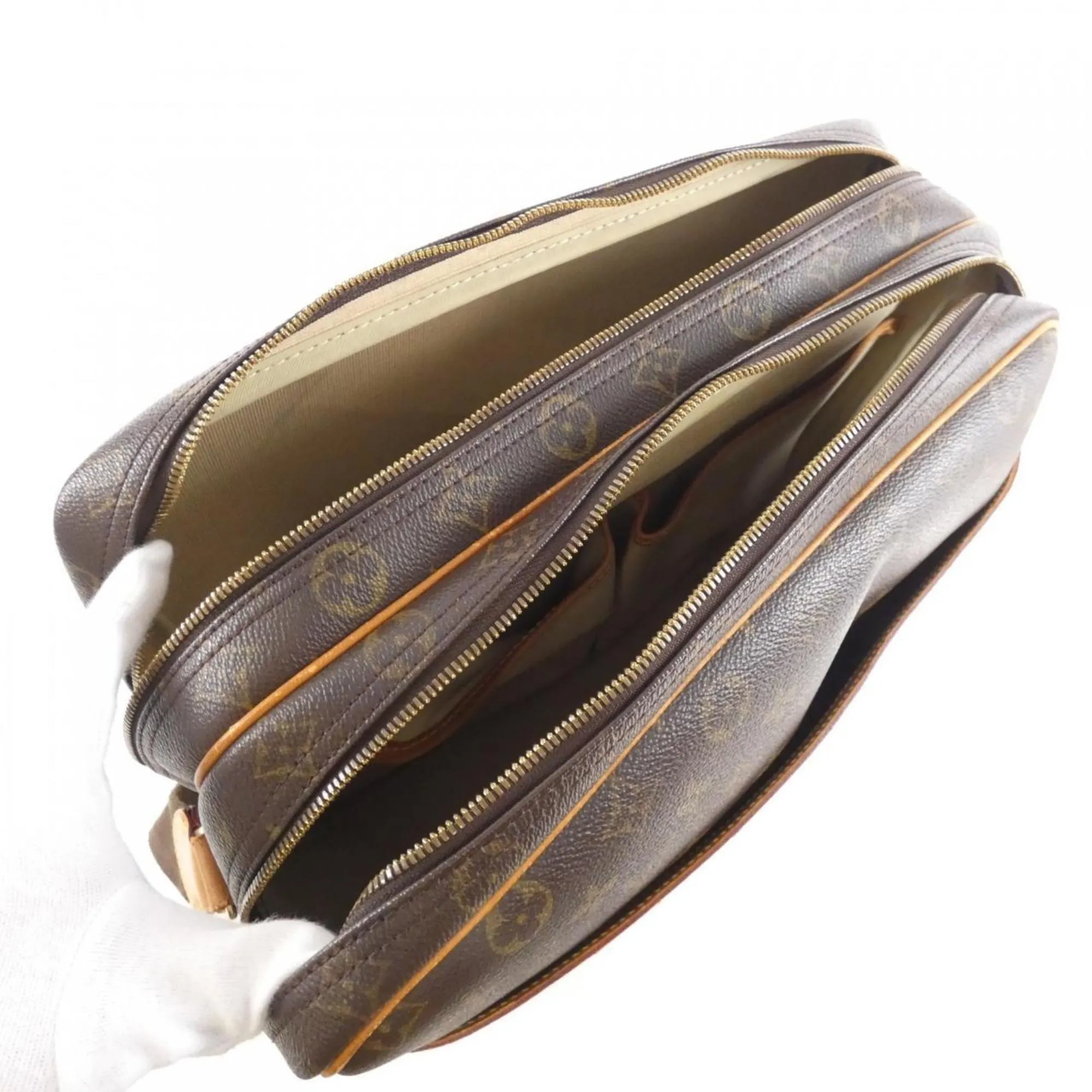 LOUIS VUITTON Brown Monogram Shoulder Bag