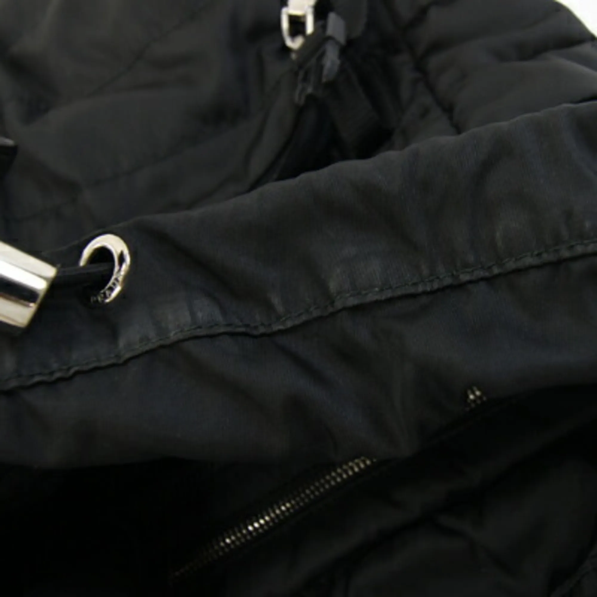 PRADA Black Leather Backpack