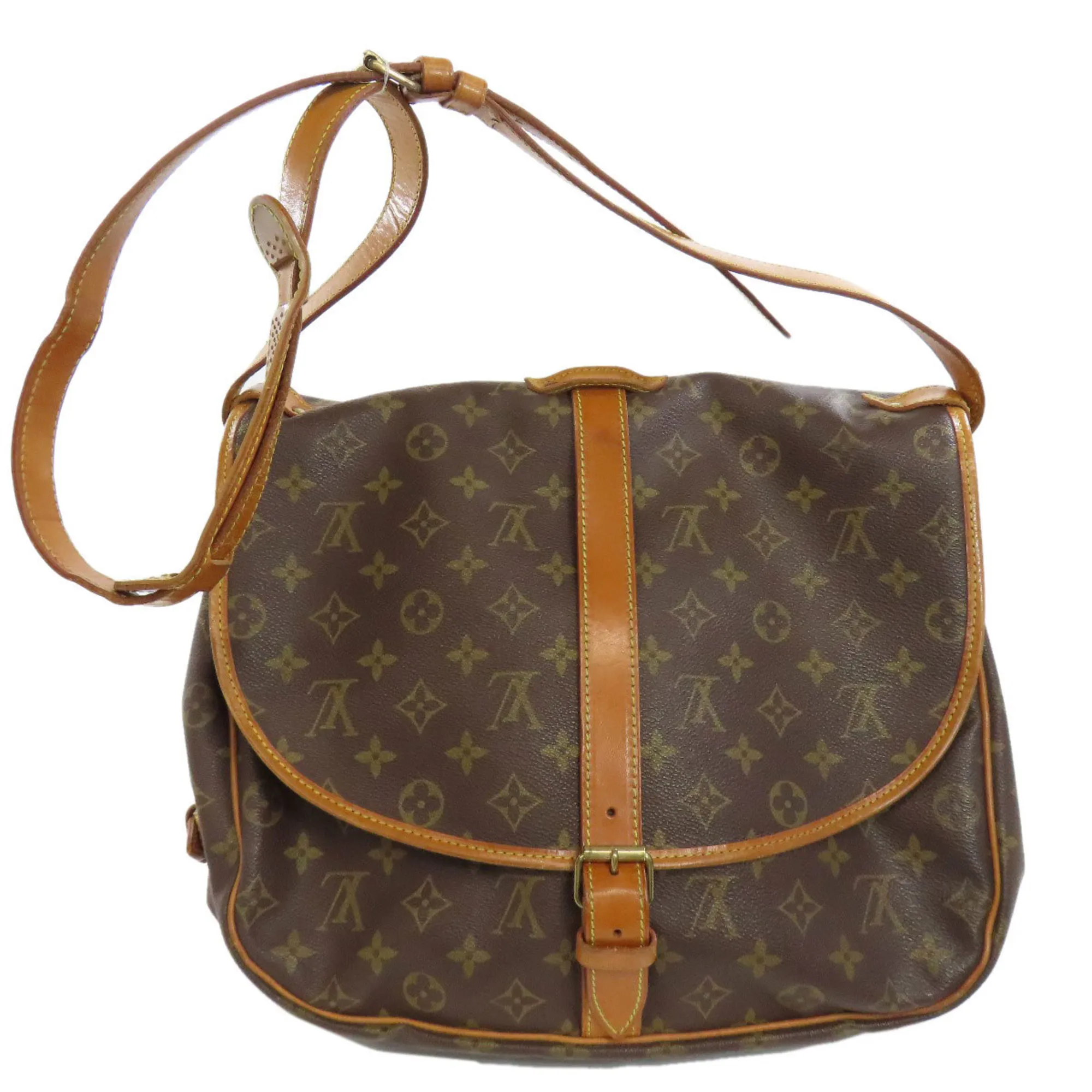 LOUIS VUITTON Brown Monogram Shoulder Bag