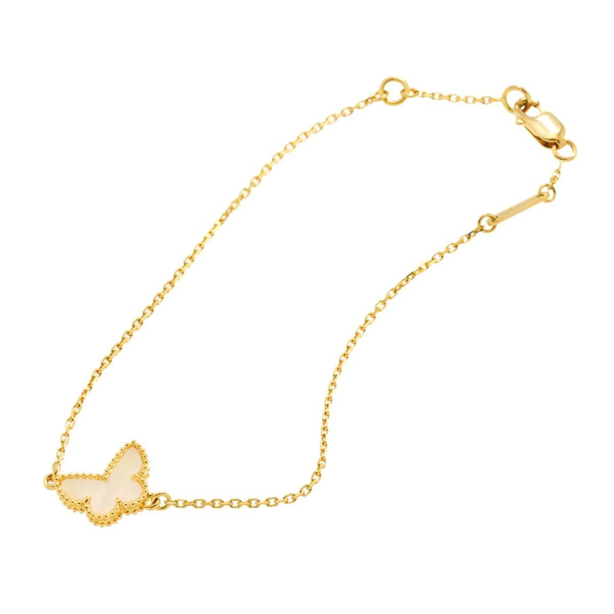 VAN CLEEF & ARPELS 18k Gold Charm Bracelet