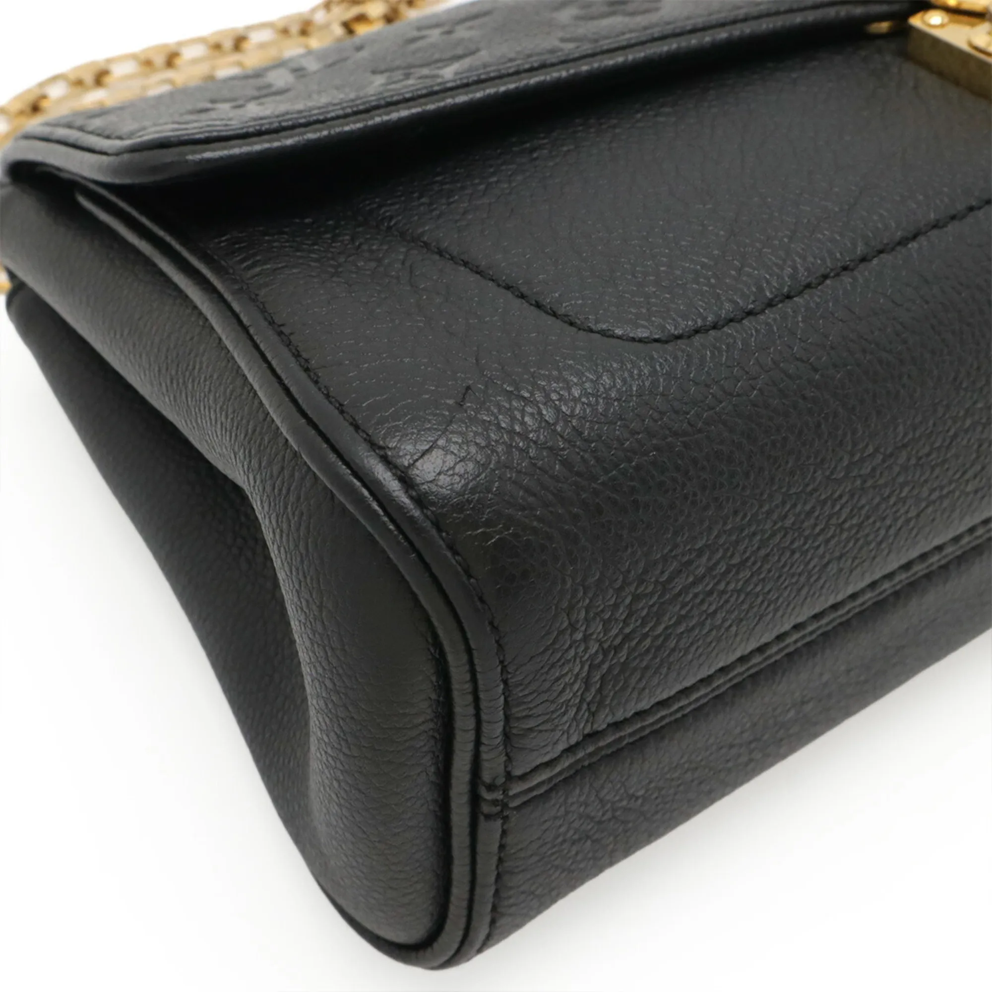 LOUIS VUITTON Black Monogram Shoulder Bag