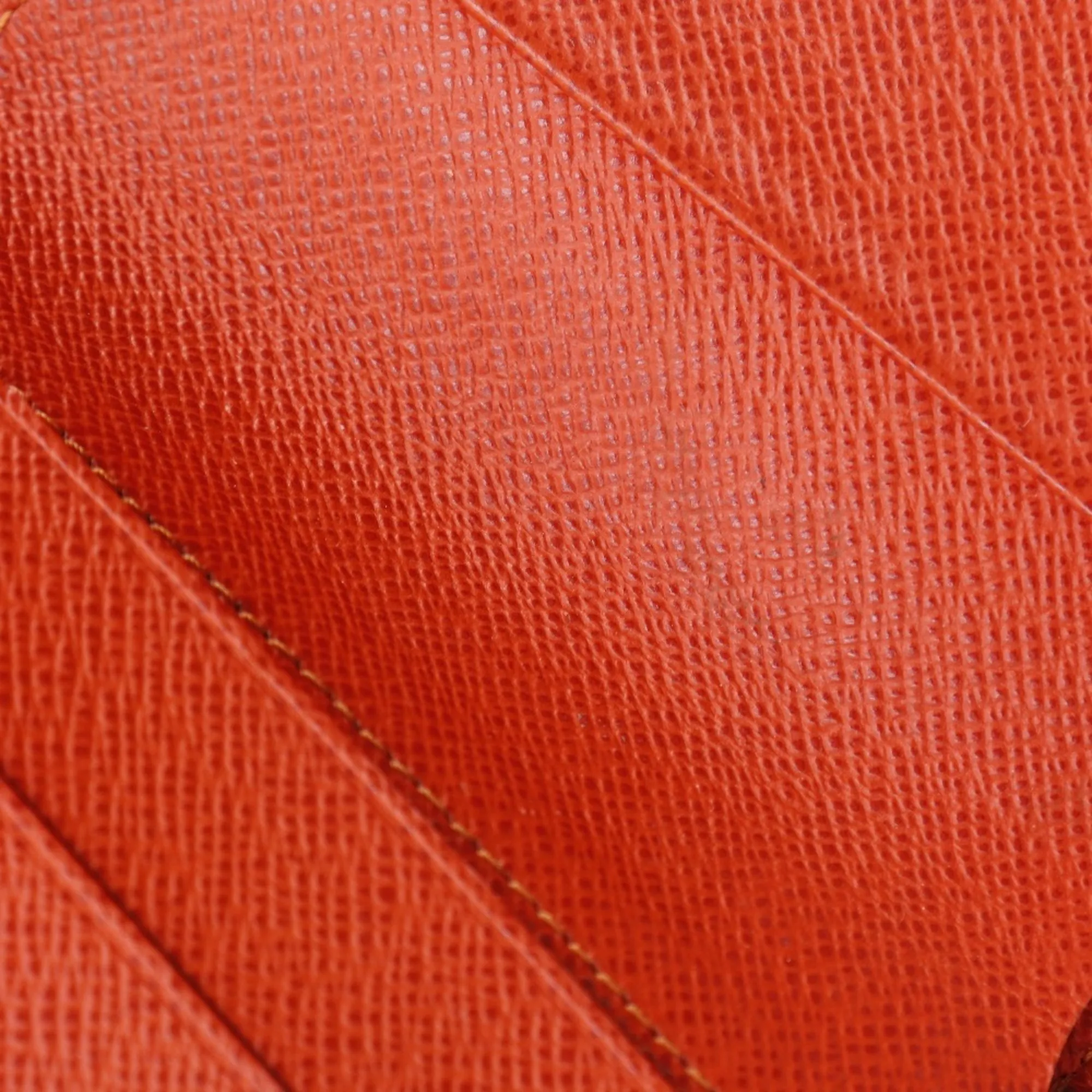 LOUIS VUITTON Orange Monogram Wallet