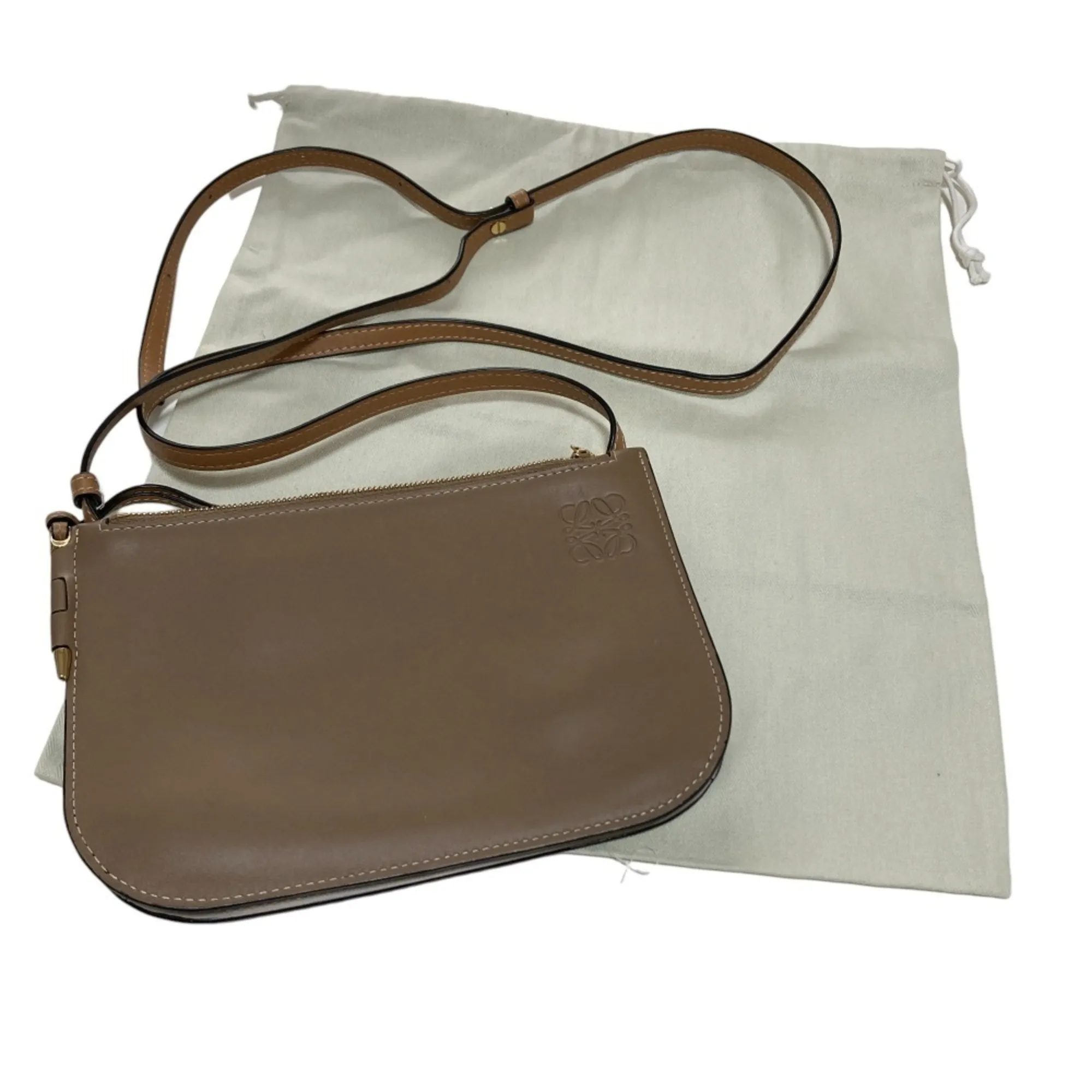 LOEWE Cream Shoulder Bag