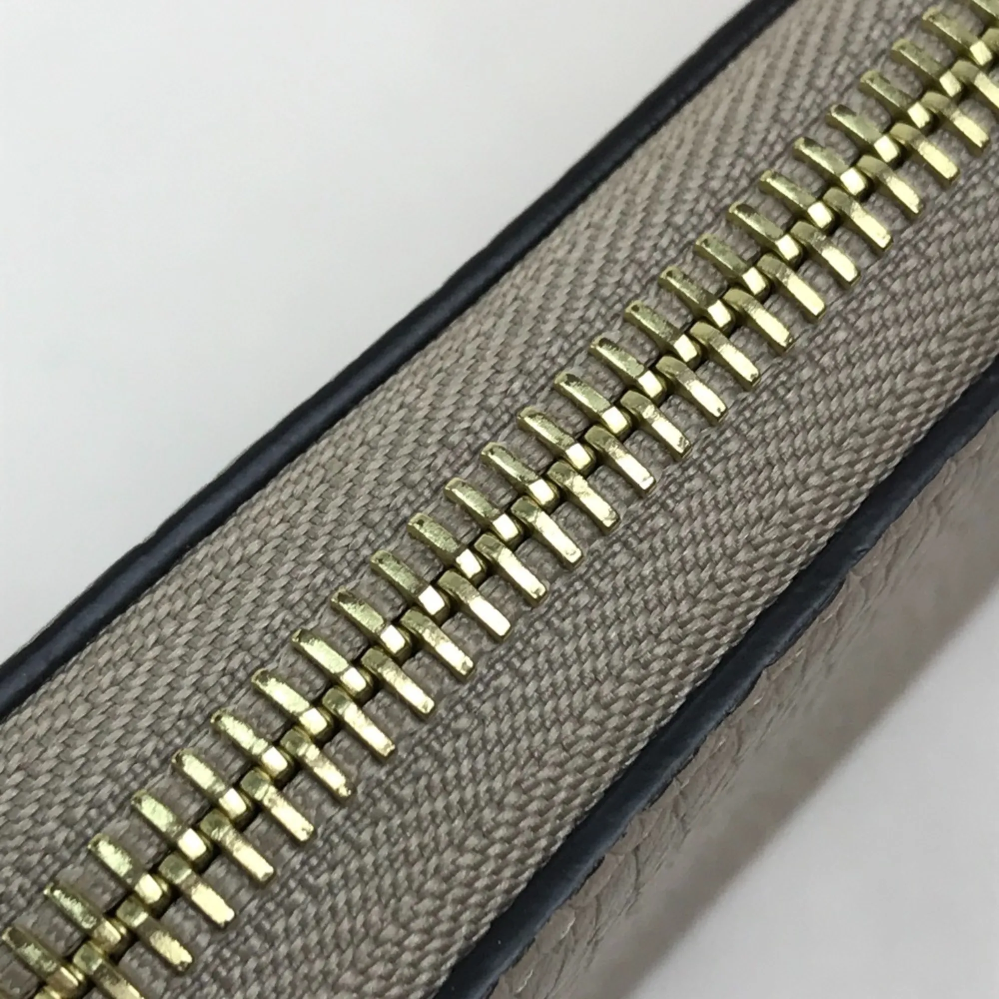 LOUIS VUITTON Cream Monogram Leather Wallet