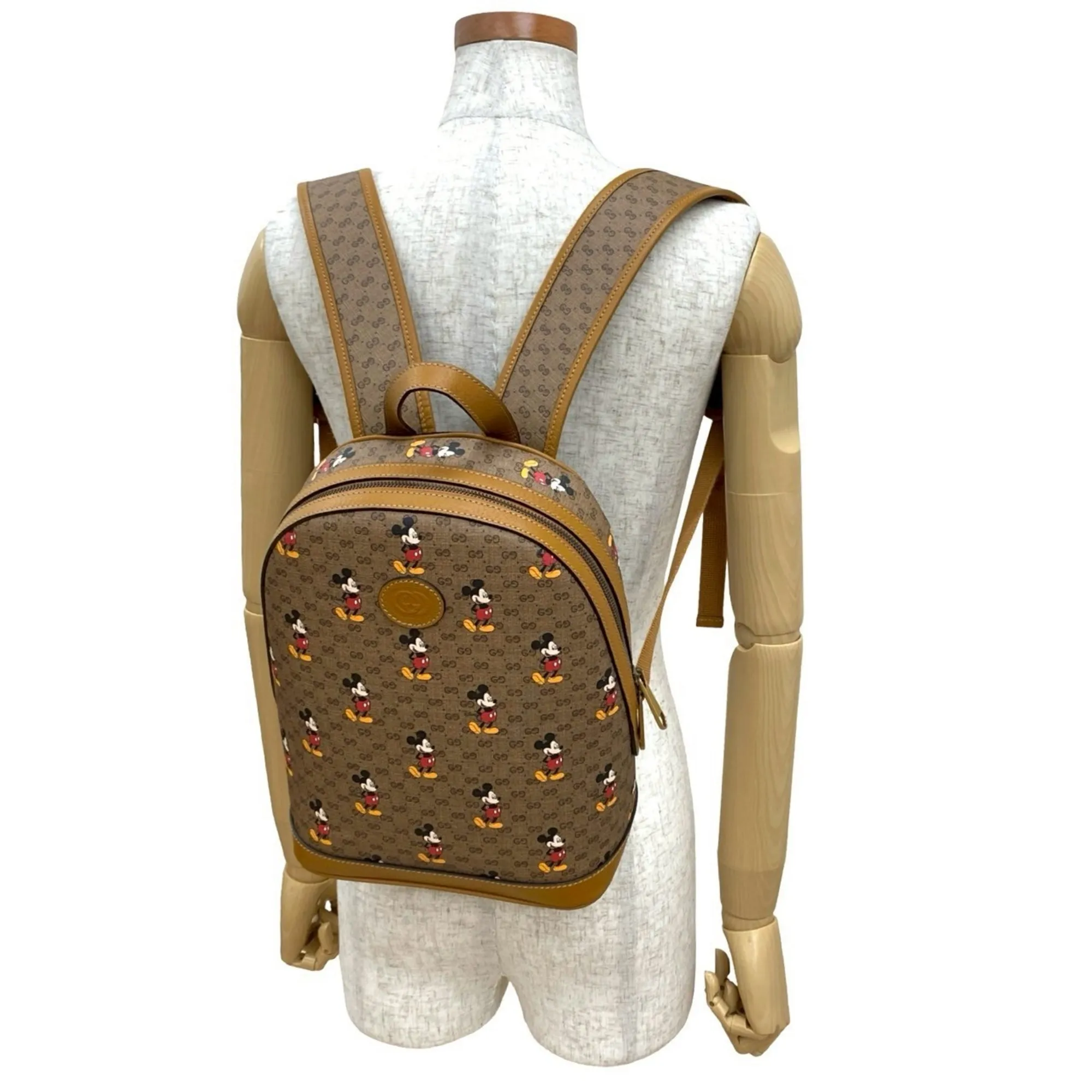 GUCCI Brown Leather Backpack