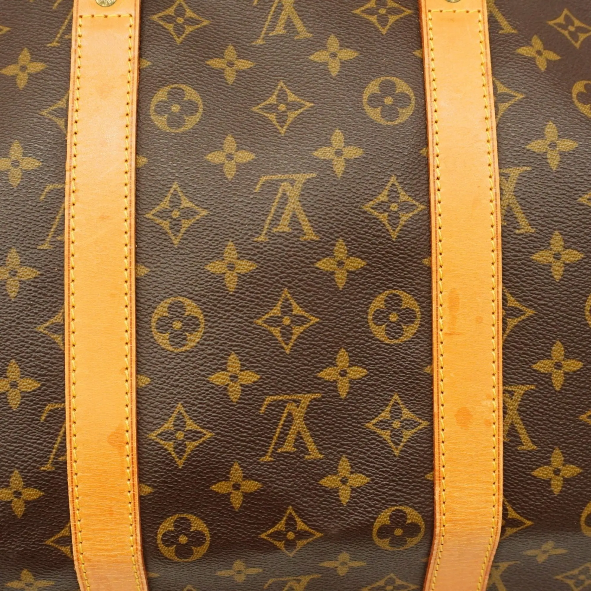 LOUIS VUITTON Brown Monogram Boston Bag