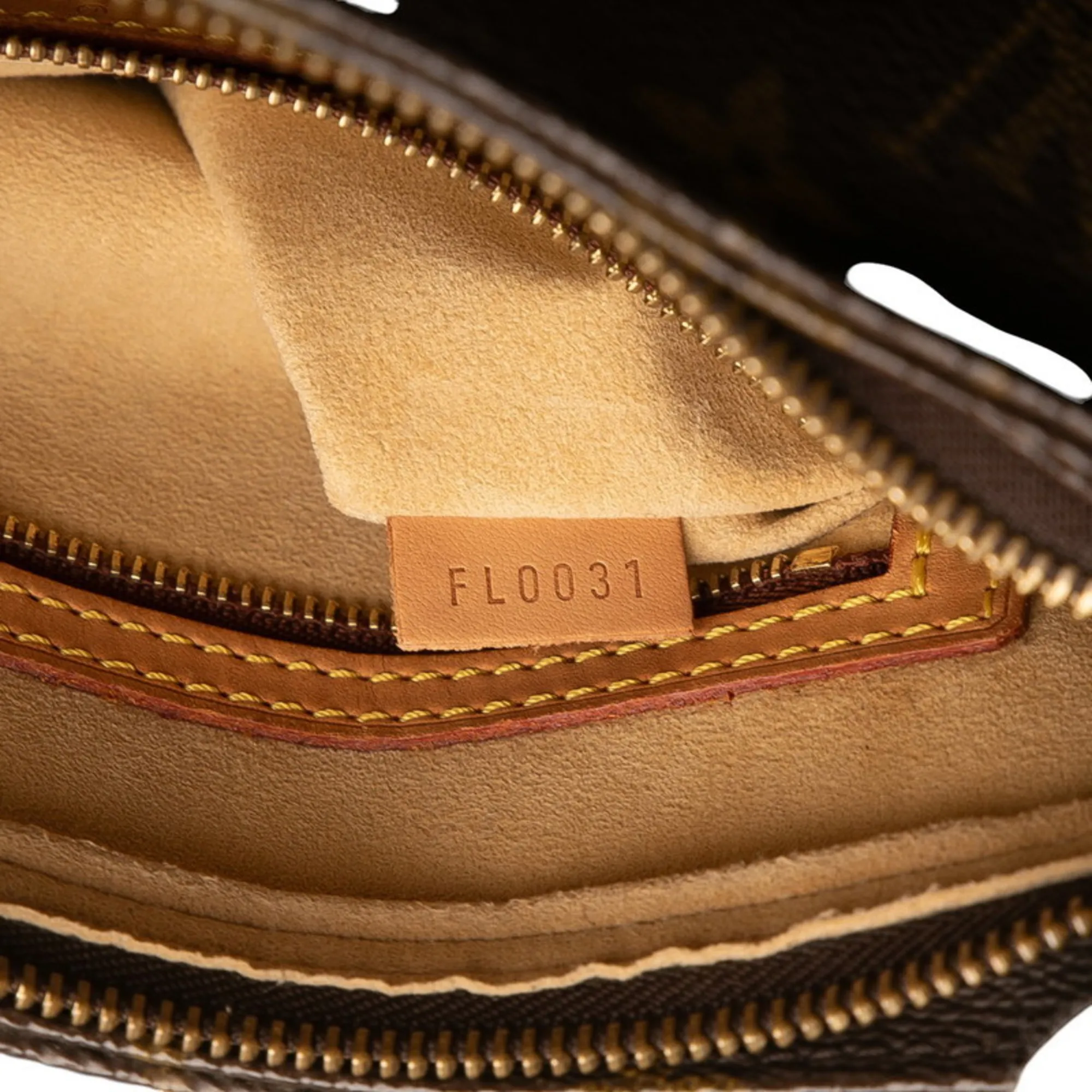 LOUIS VUITTON Brown Monogram Leather Shoulder Bag