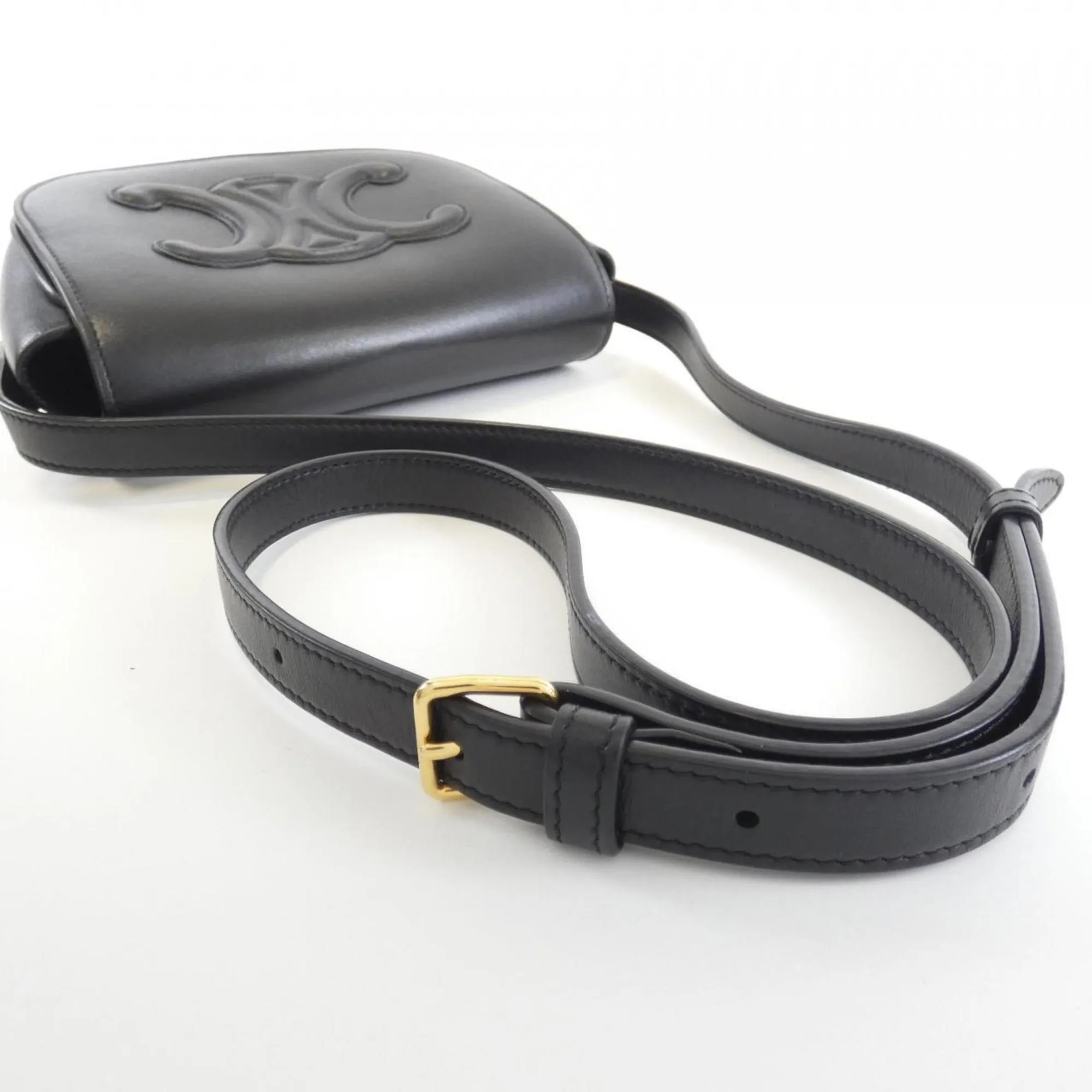 CELINE Black Shoulder Bag