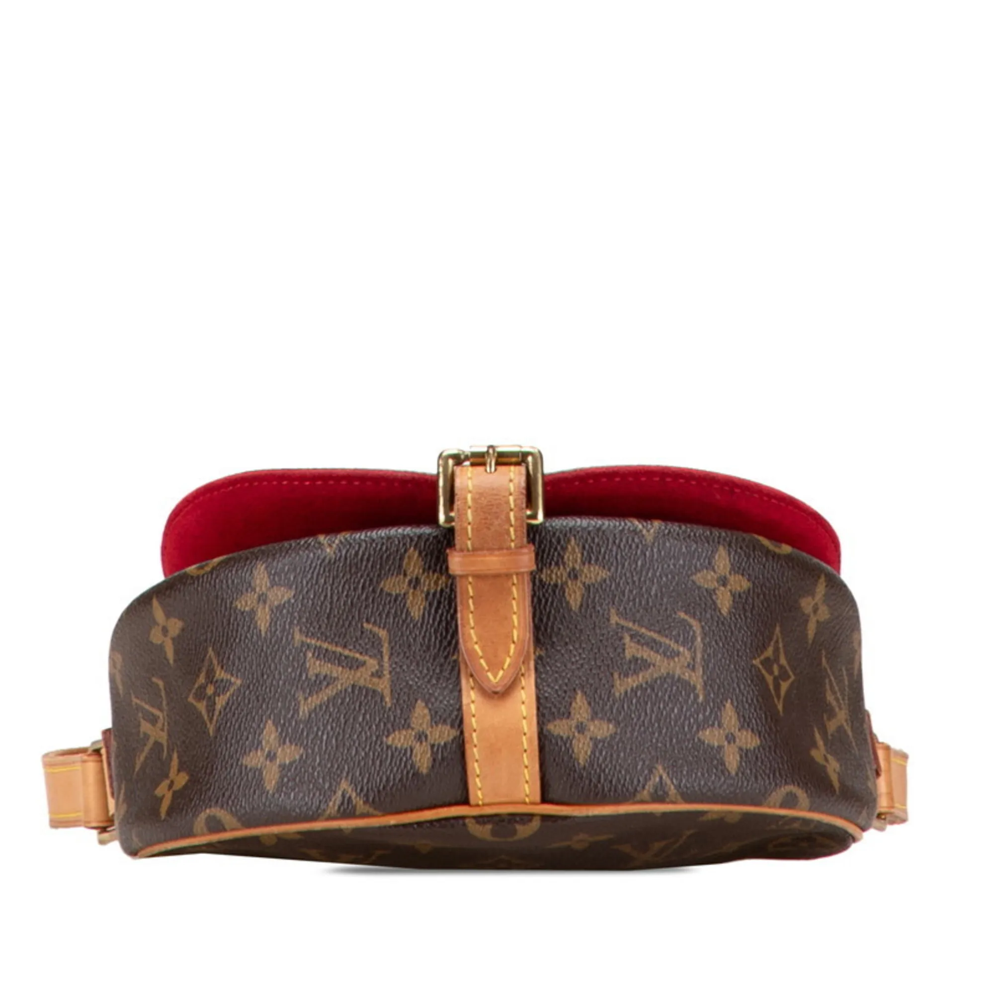 LOUIS VUITTON Brown Monogram Leather Shoulder Bag