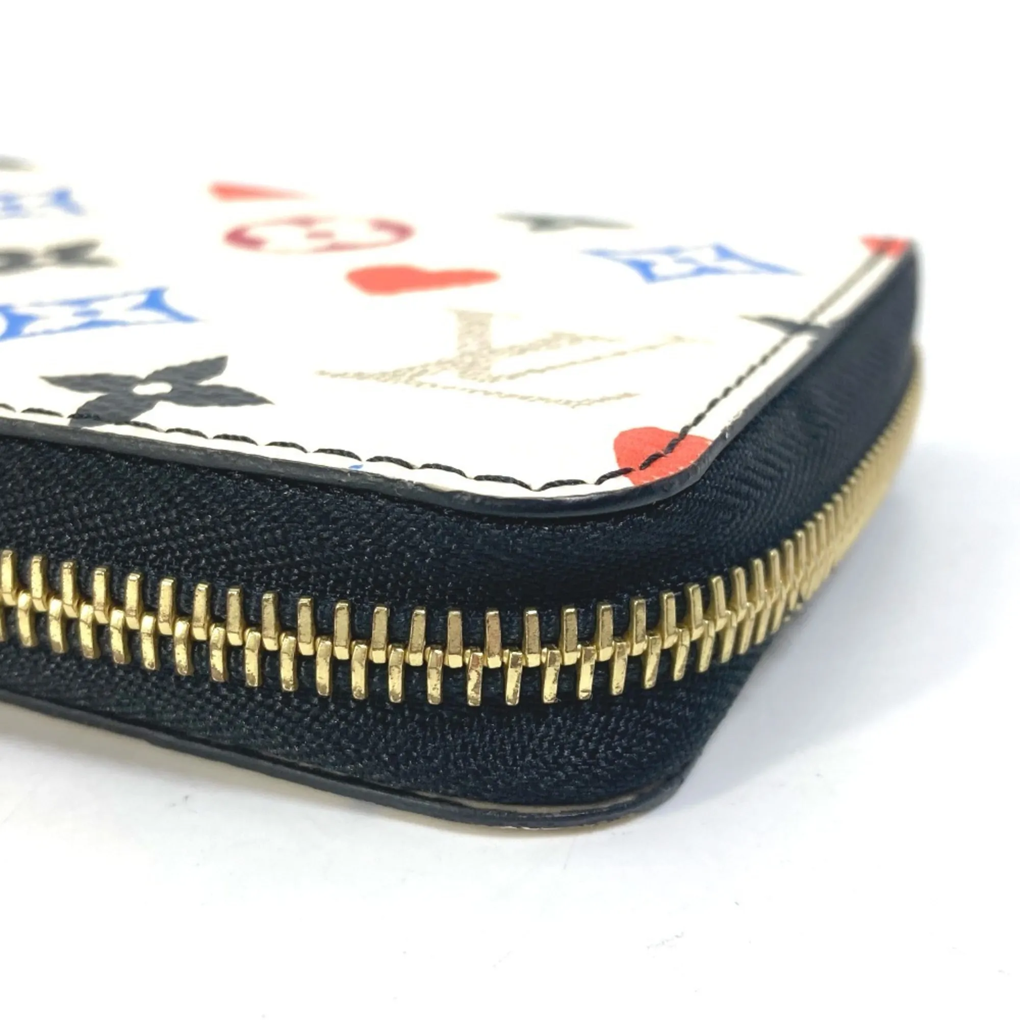 LOUIS VUITTON White Monogram Wallet