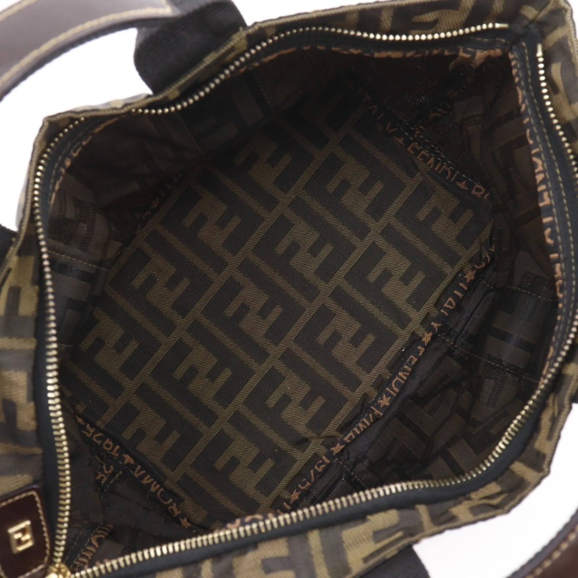 FENDI Brown Zucca Bag
